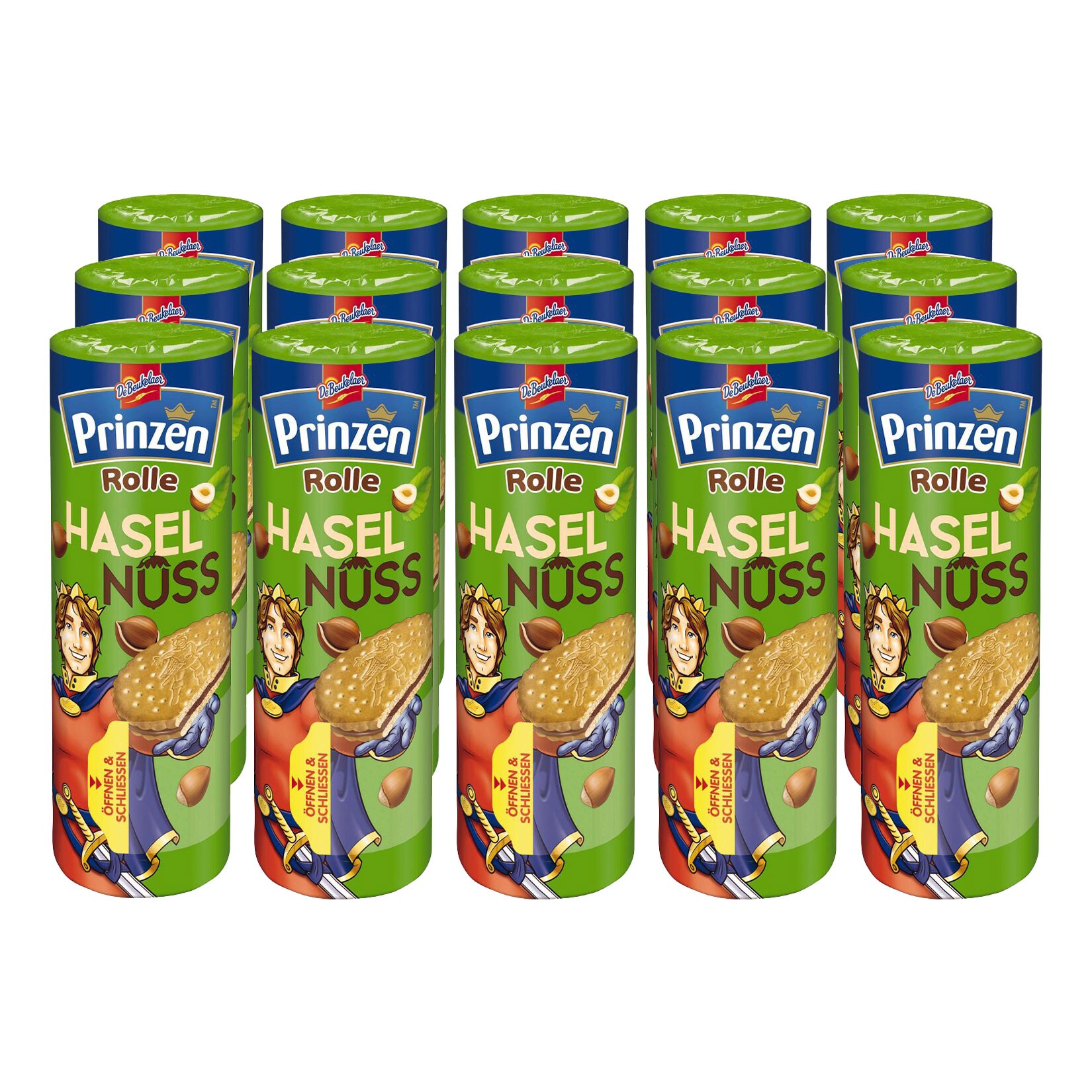 DeBeukelaer Prinzenrolle Haselnuss 352 g, 15er Pack - Bild 1