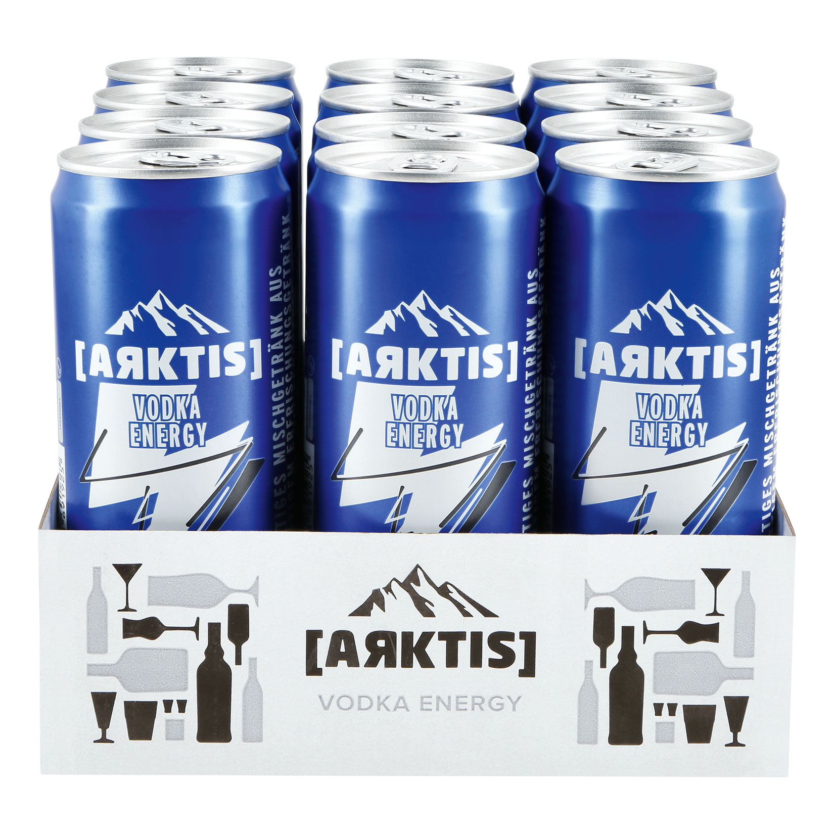 Arktis Vodka Energy 10 % vol 0,33 Liter Dose, 12er Pack - Bild 1