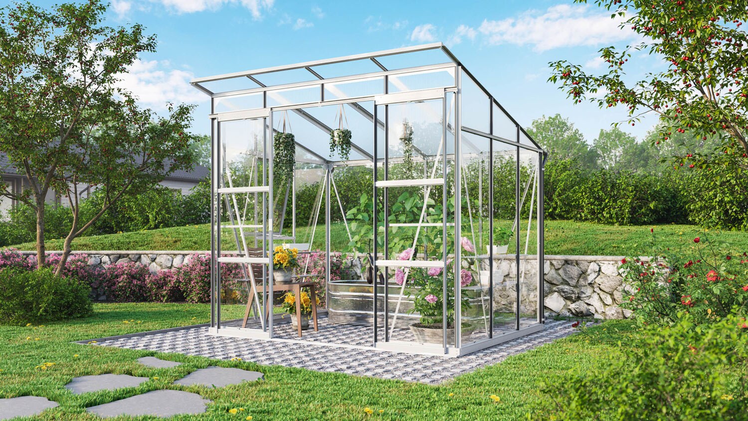 Comfort Edition Playa 5900 ESG/HKP inkl. Alutisch und Alu-Wandregal | 04005717254902