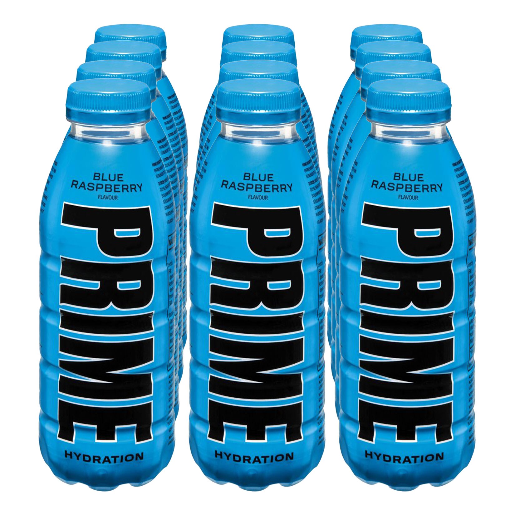 Prime Hydration Blue Raspberry 0,5 Liter, 12er Pack - Bild 1