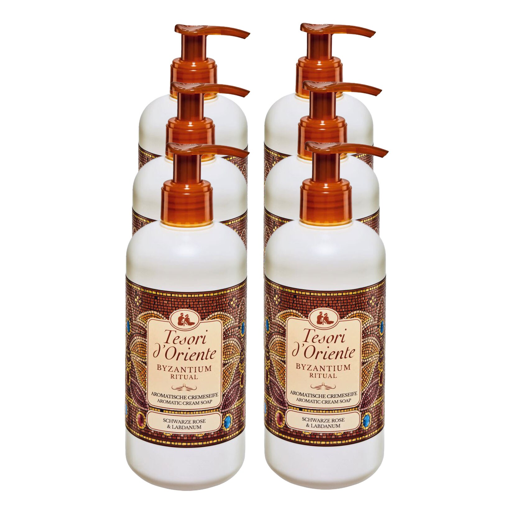 Tesori d&acute;Oriente Fl&uuml;ssigseife Byzantium 300 ml, 6er Pack - Bild 1