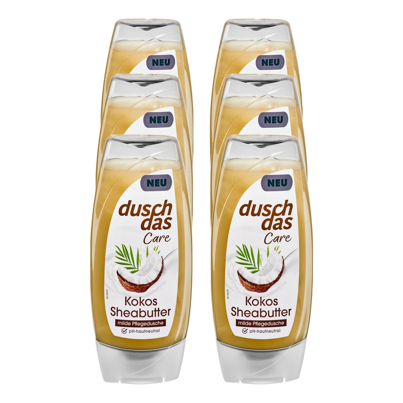 duschdas Care Duschgel Kokos Sheabutter 225 ml, 6er Pack - Bild 1
