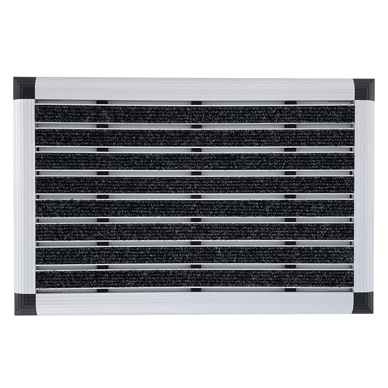 casa pura Alu-Türmatte   Elegant Mat Ribbed   Textilfaser-Rips   Anthrazit | 04251041603682