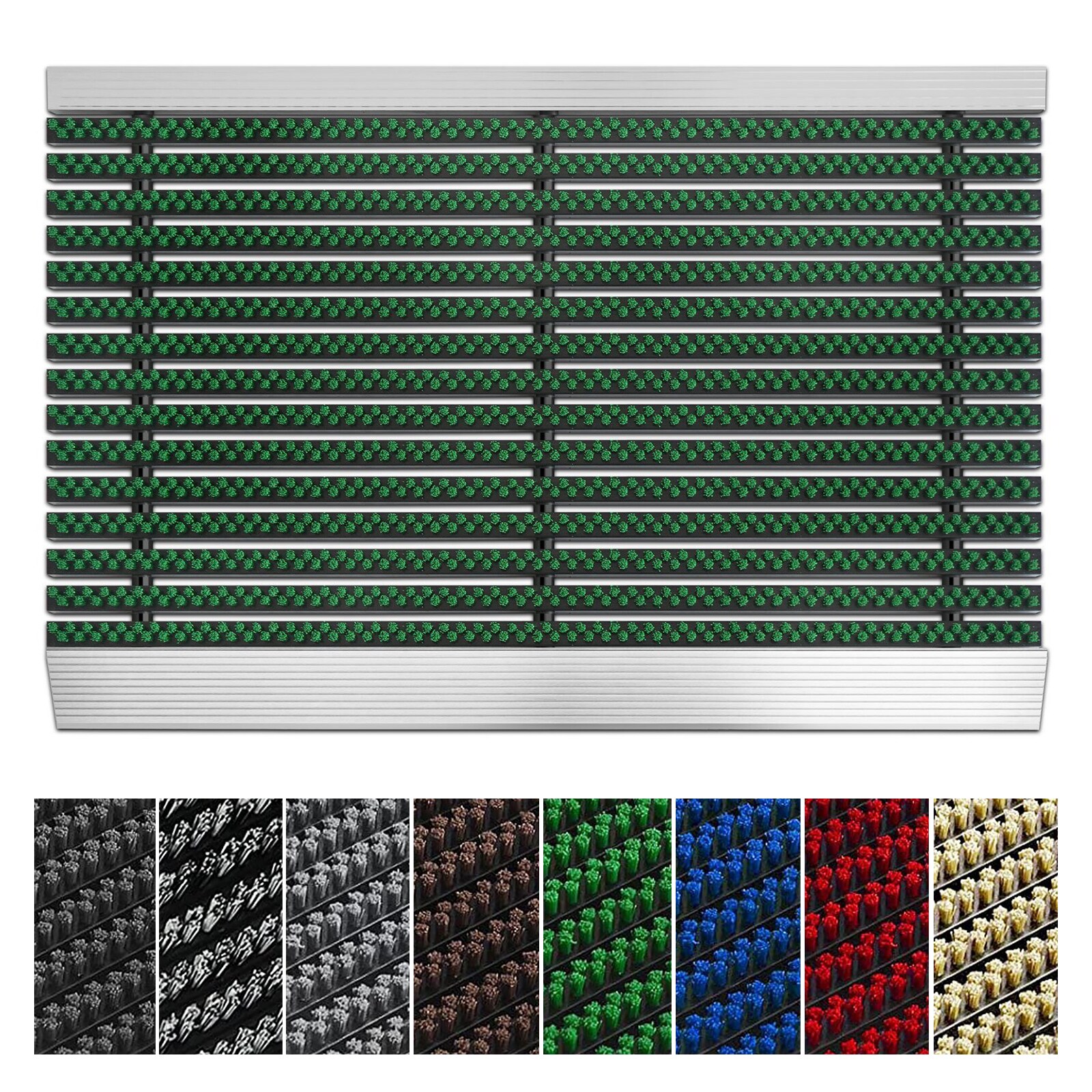 Floordirekt Hochleistungsmatte | Profi Brush | Gr&uuml;n - Bild 1