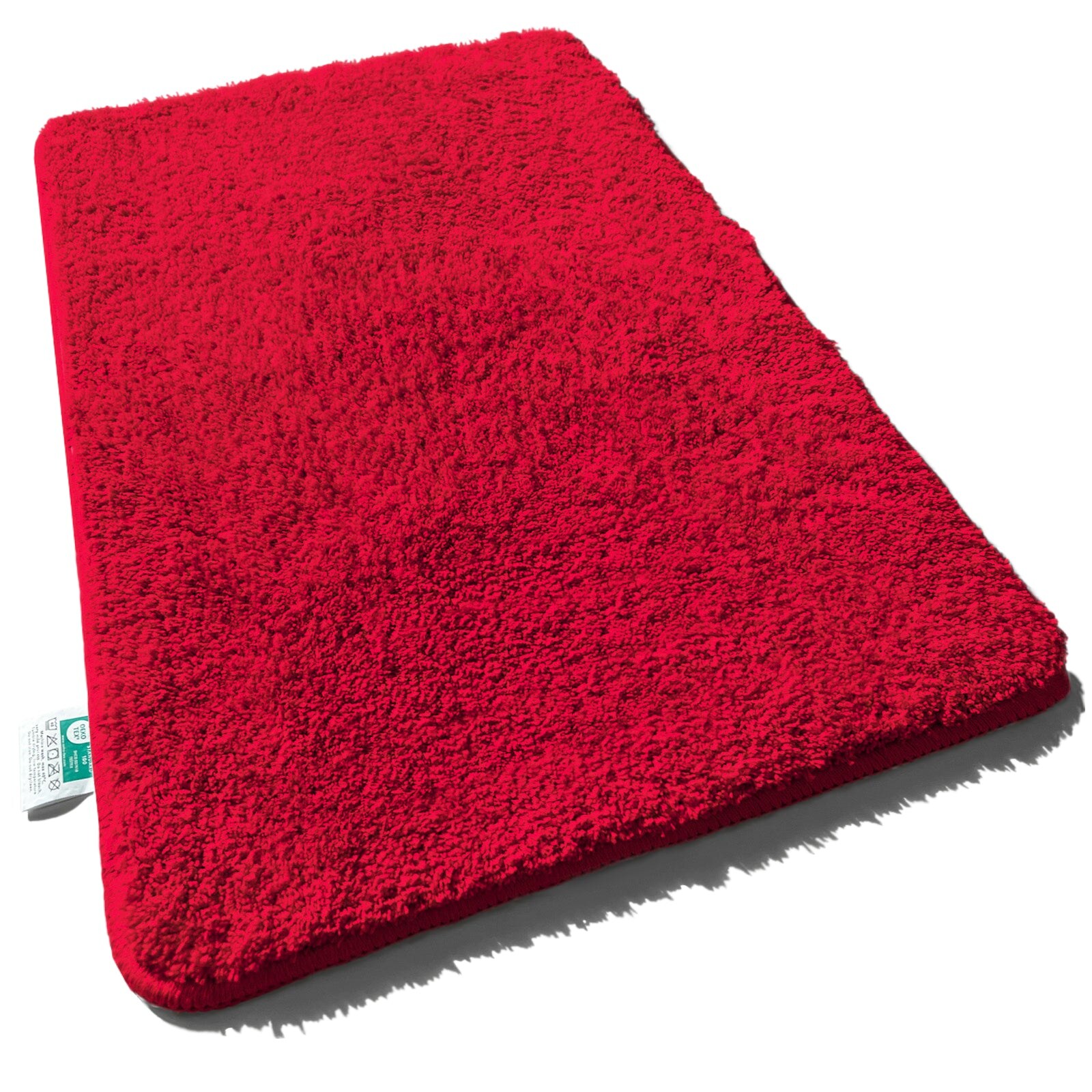 Casa Pura Badematten Sky Uni Berry Red