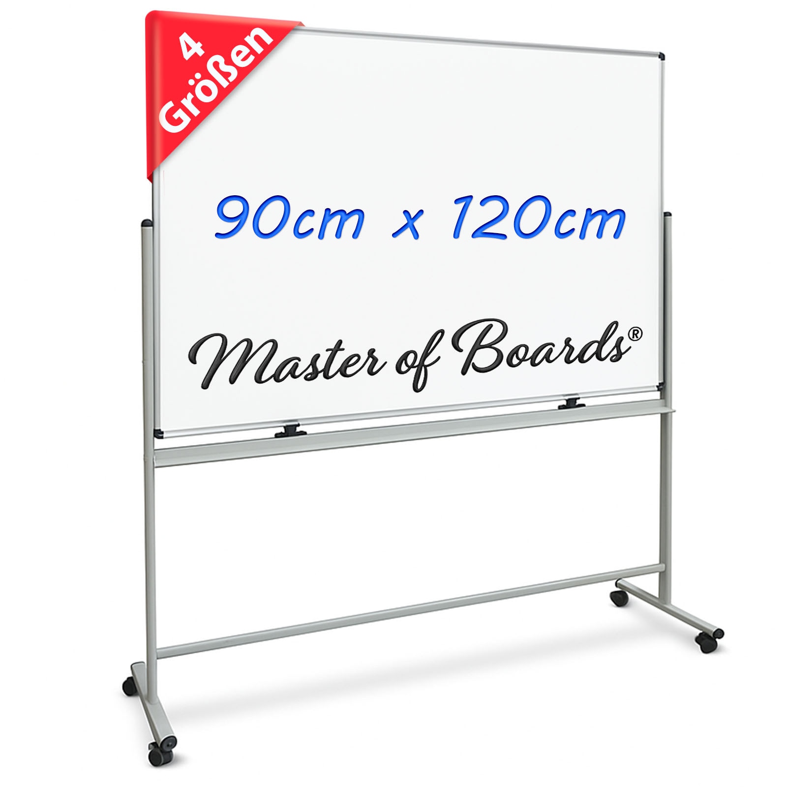 Master of Boards Whiteboard Stanford | Lackiert | Mobil & drehbar - Bild 1