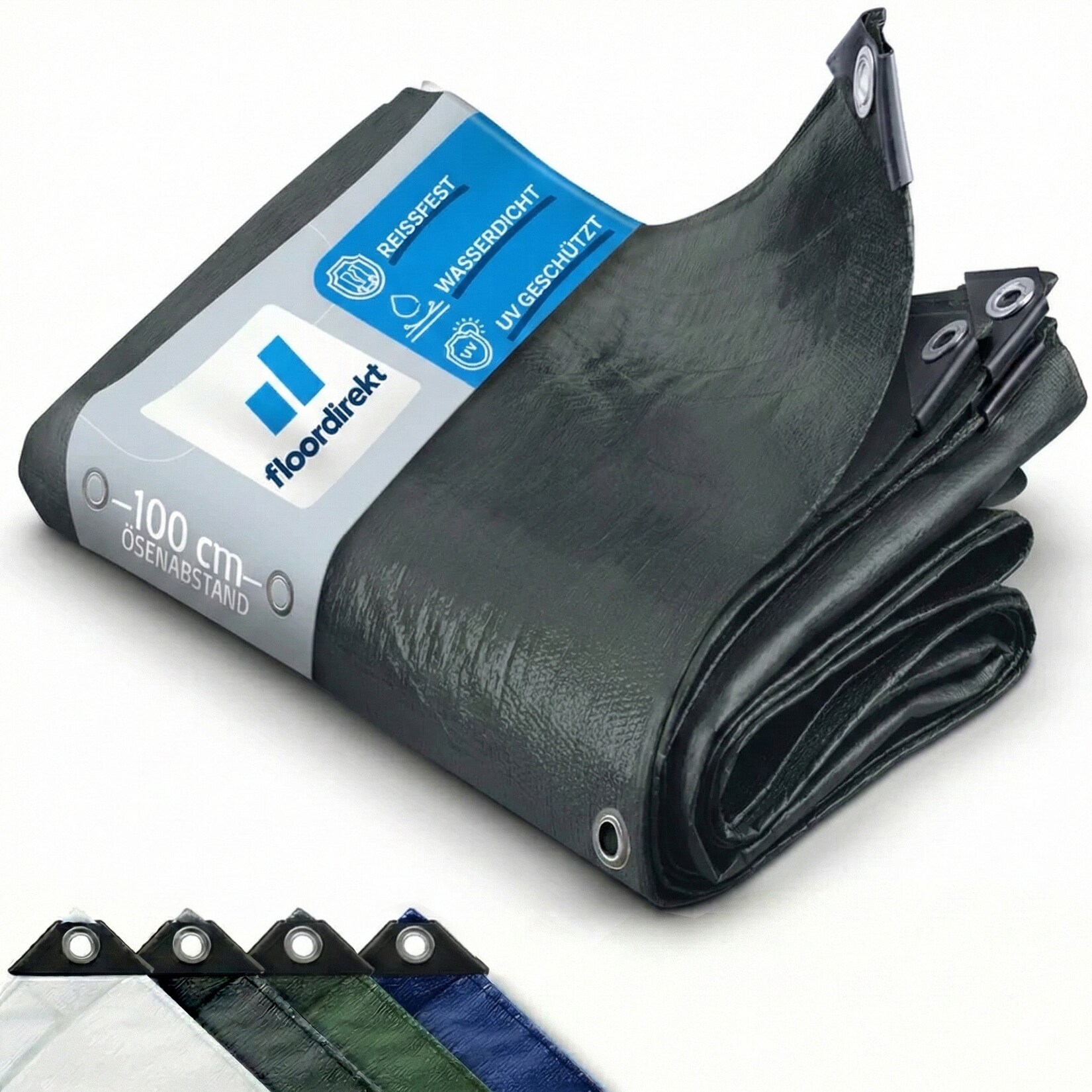 floordirekt Abdeckplane 140 g/m² Anthrazit