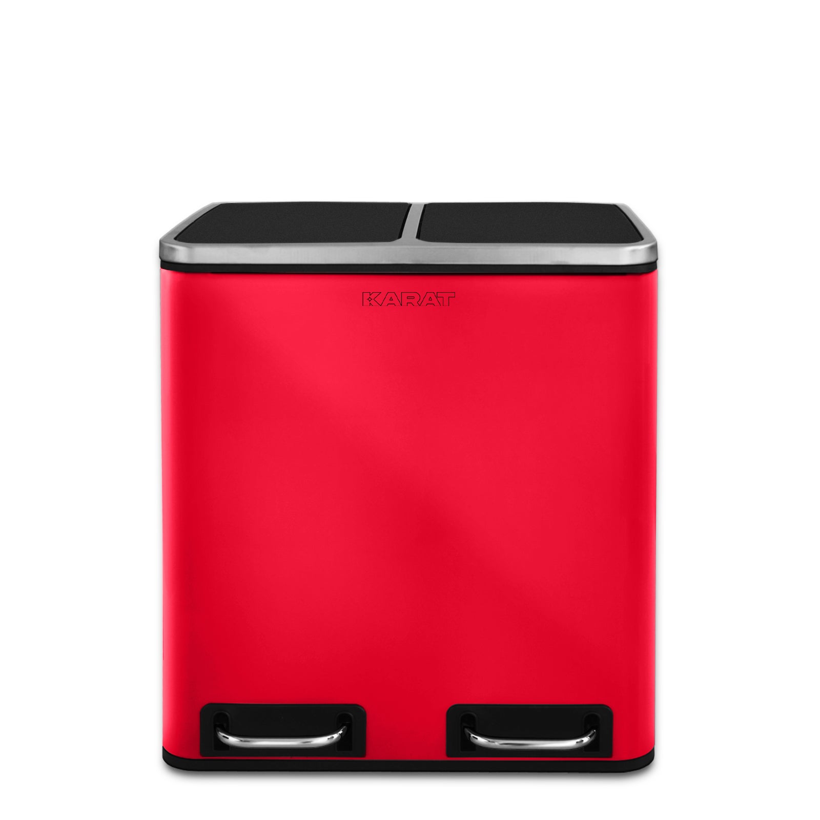 karat homeliving Tretm&uuml;lleimer | Felix | Trennsystem | Himbeerrot - Bild 1