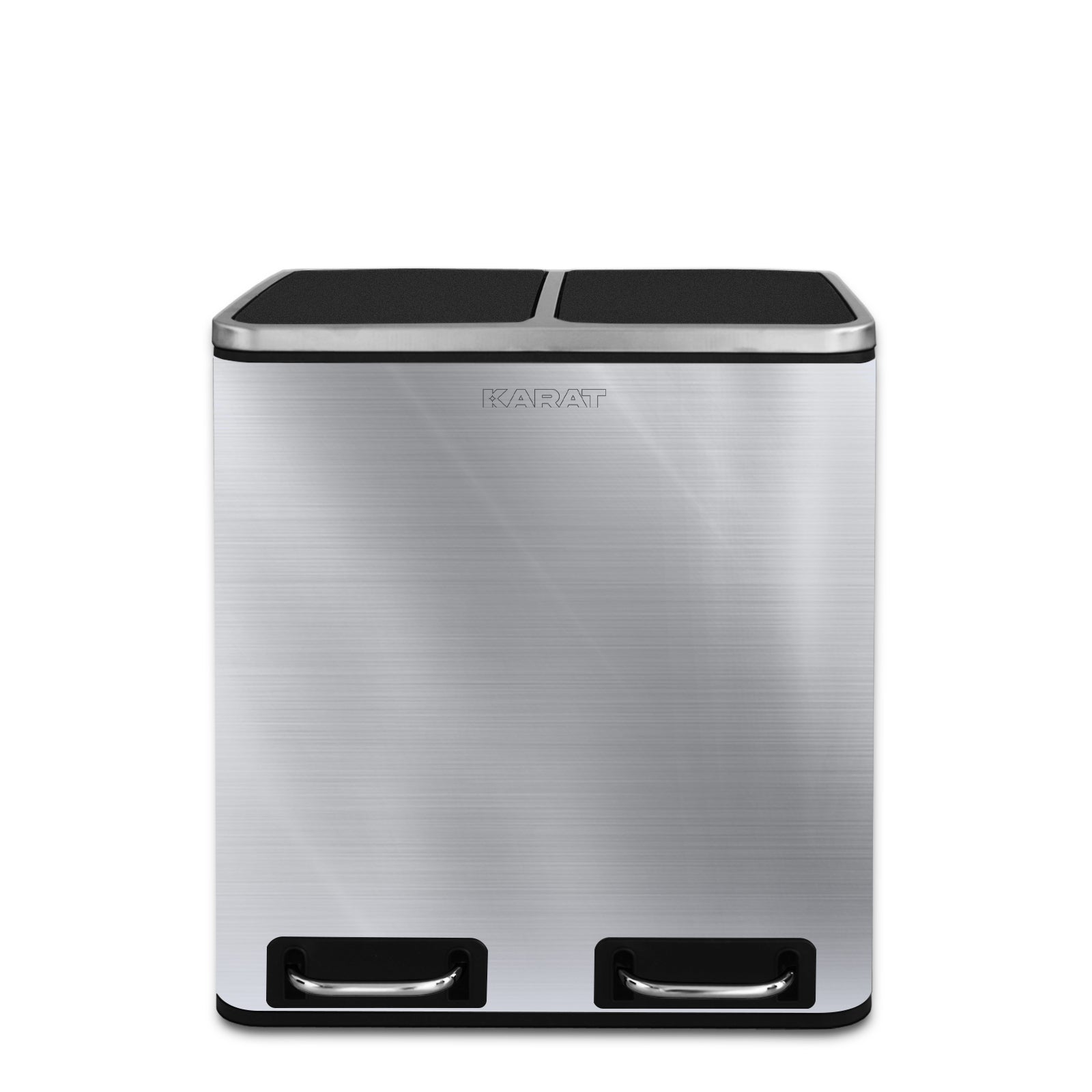 karat homeliving Tretm&uuml;lleimer | Felix | Trennsystem | Edelstahl - Bild 1