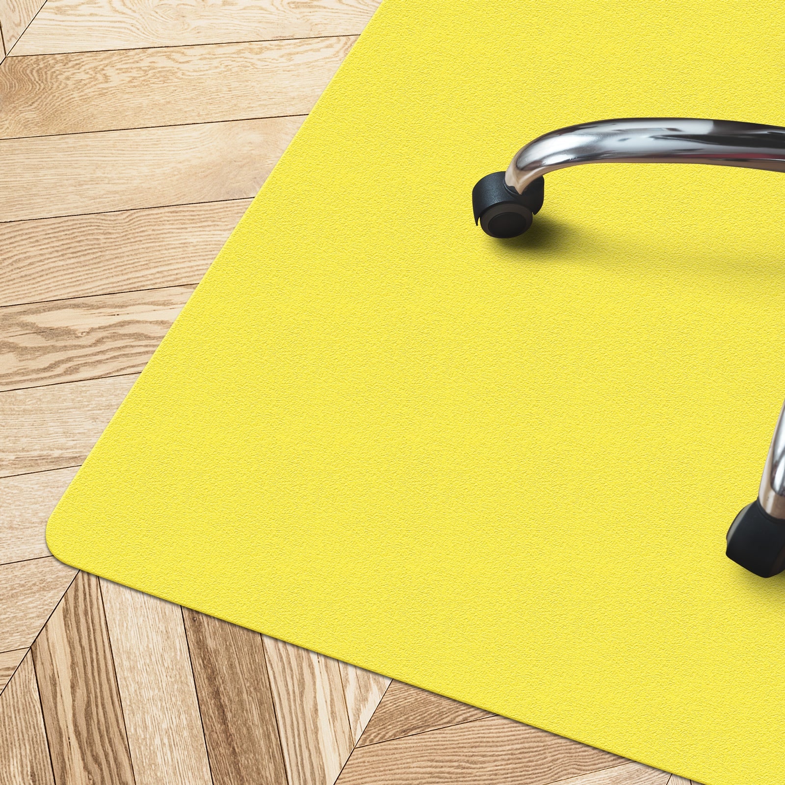 Karat homeliving Bodenschutzmatte Hartboden | Gelb - Bild 1
