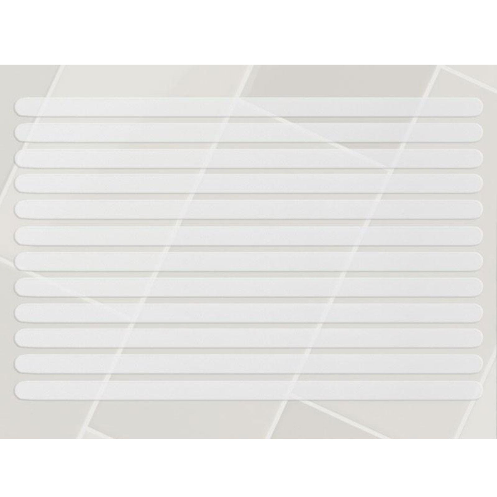 casa pura Antirutsch Streifen Nasszone | Wei&szlig; | Abgerundet | 15 x 150 mm - Bild 1