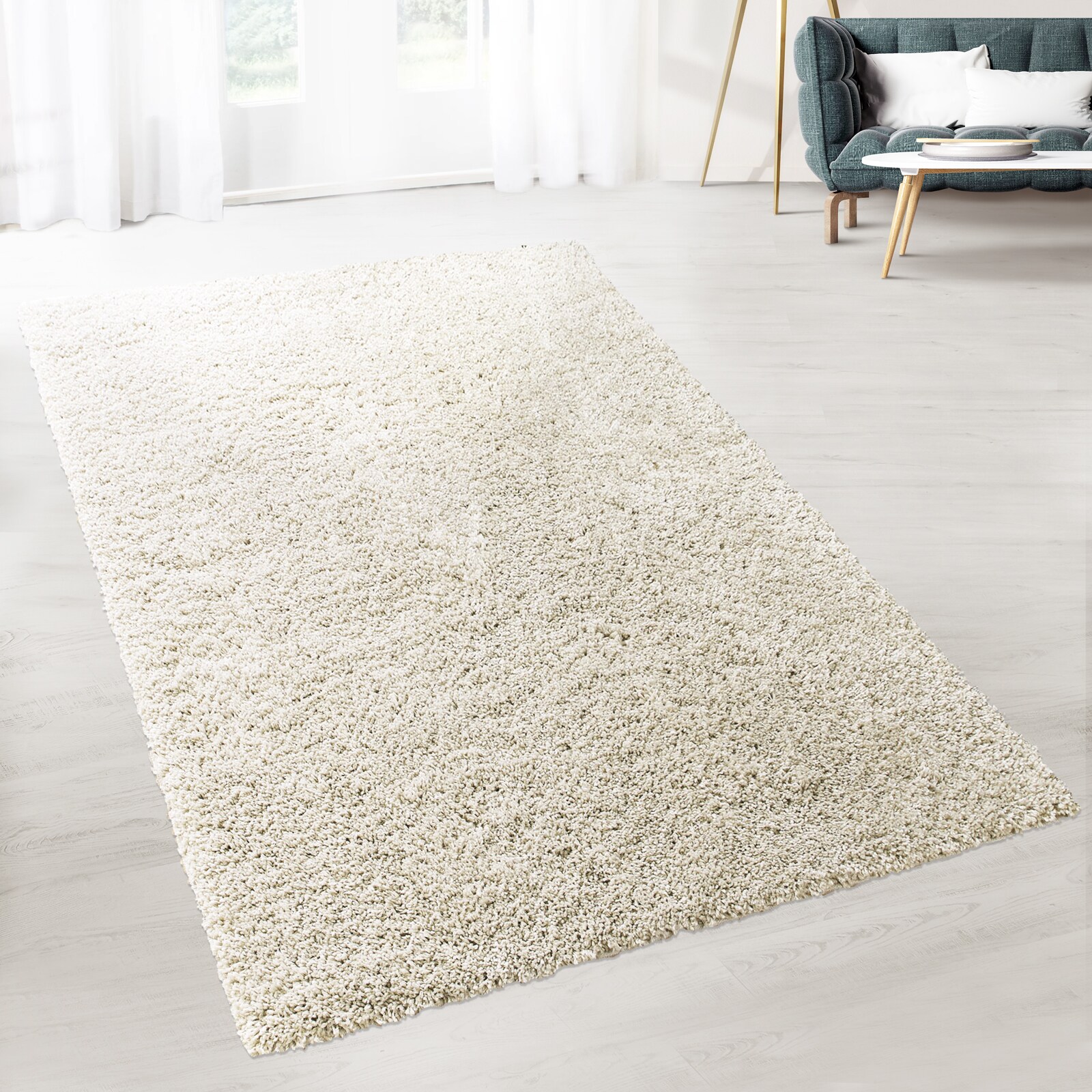 floordirekt Shaggy-Teppich Prestige Ivory