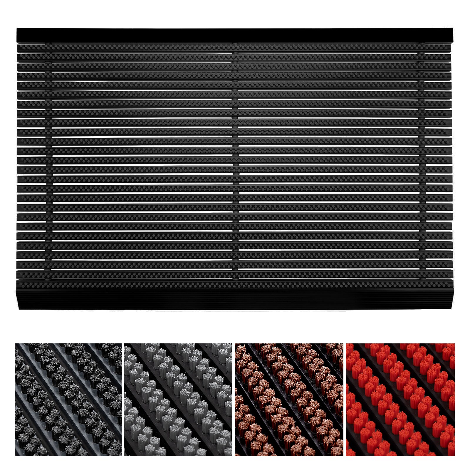 casa pura Türmatte Power Brush Schwarz