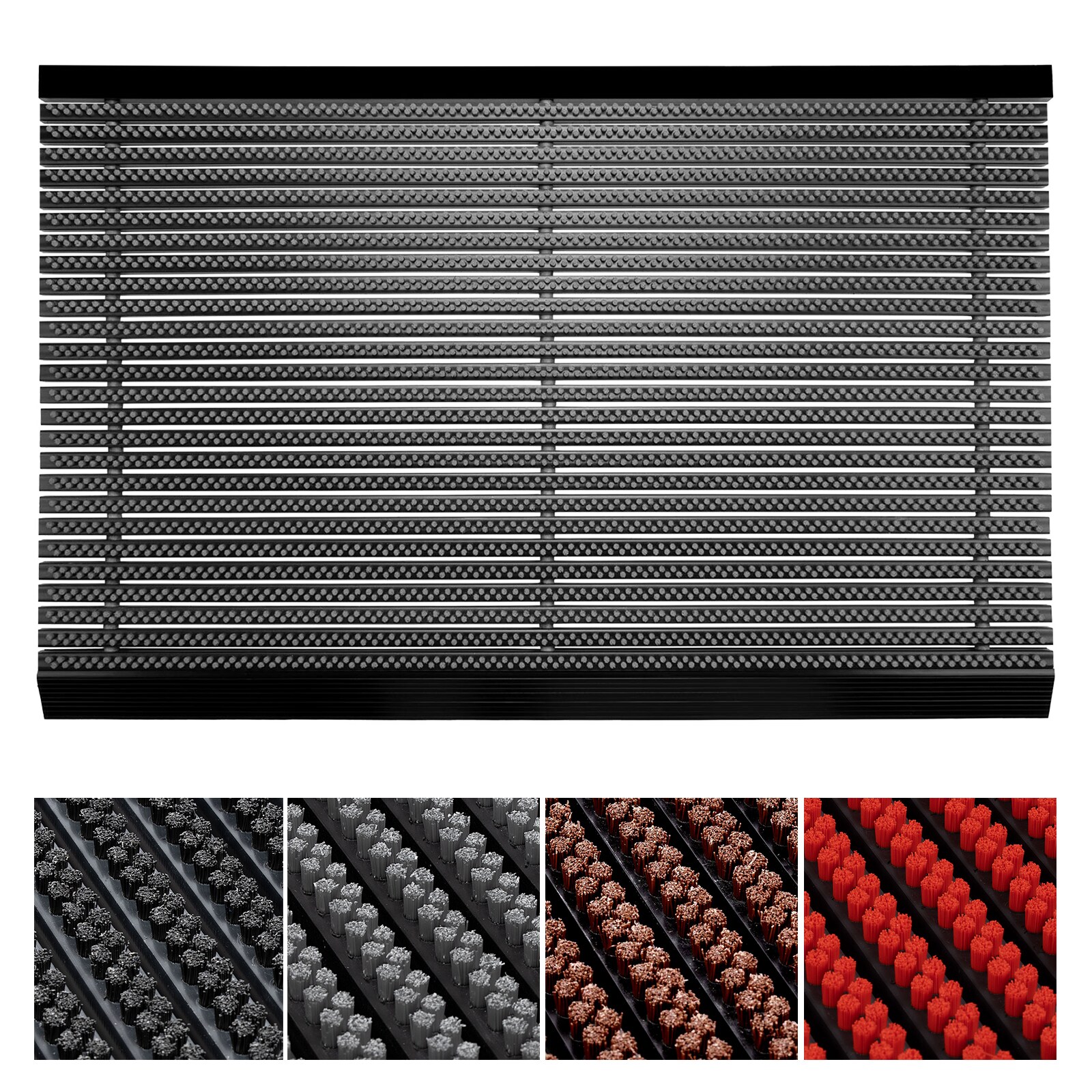 casa pura Türmatte Power Brush Grau