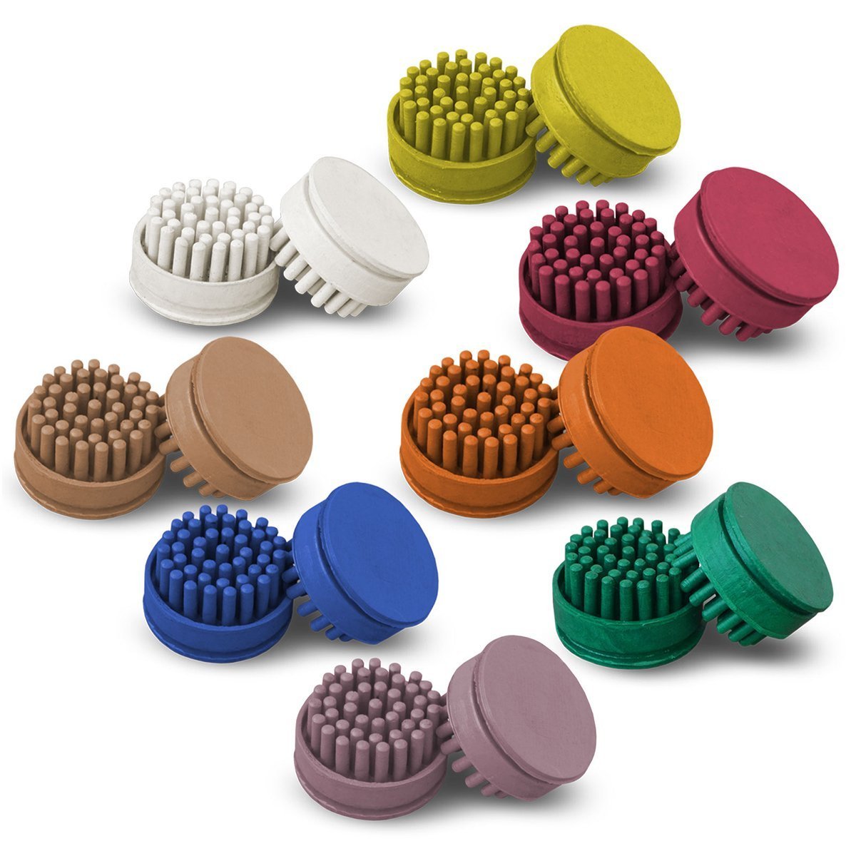 etm B&uuml;rsteneins&auml;tze | Ringgummimatte Octagon | Lila - Bild 1