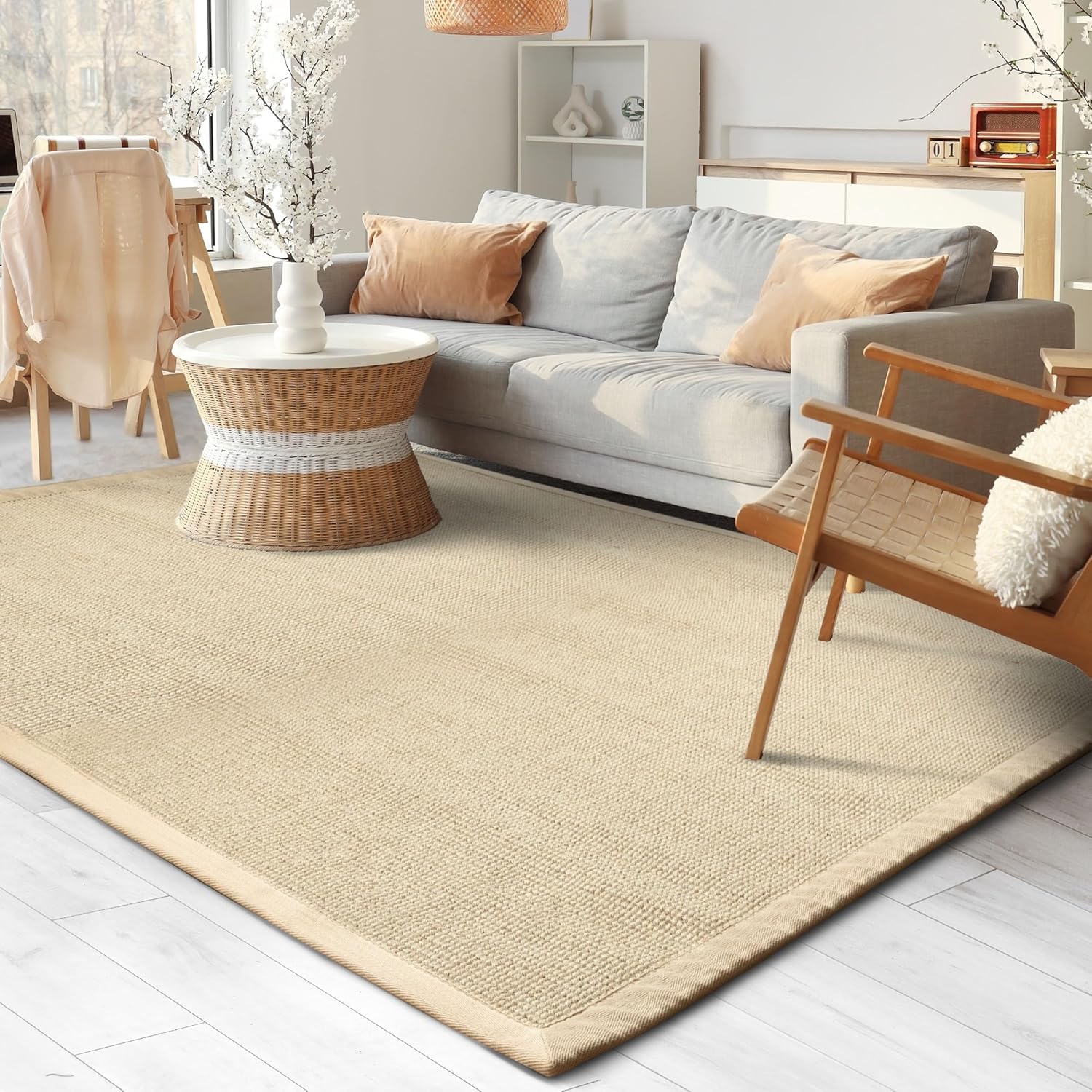 Karat Sisal-Teppich Amazonas | Natur | Bord&uuml;re: Natur - Bild 1