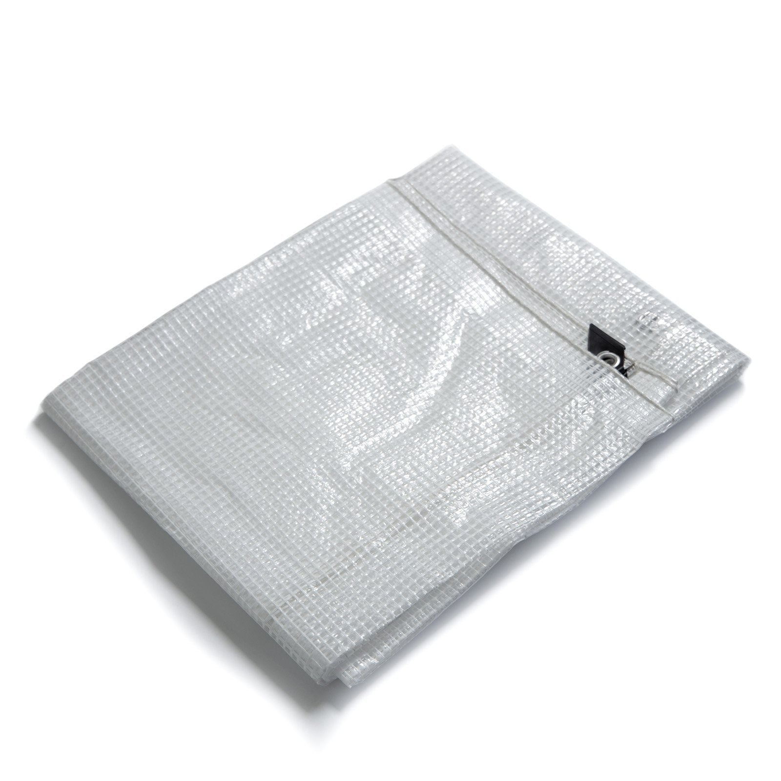 casa pura Abdeckplane Leno 140 g/m² Weiß/Transparent