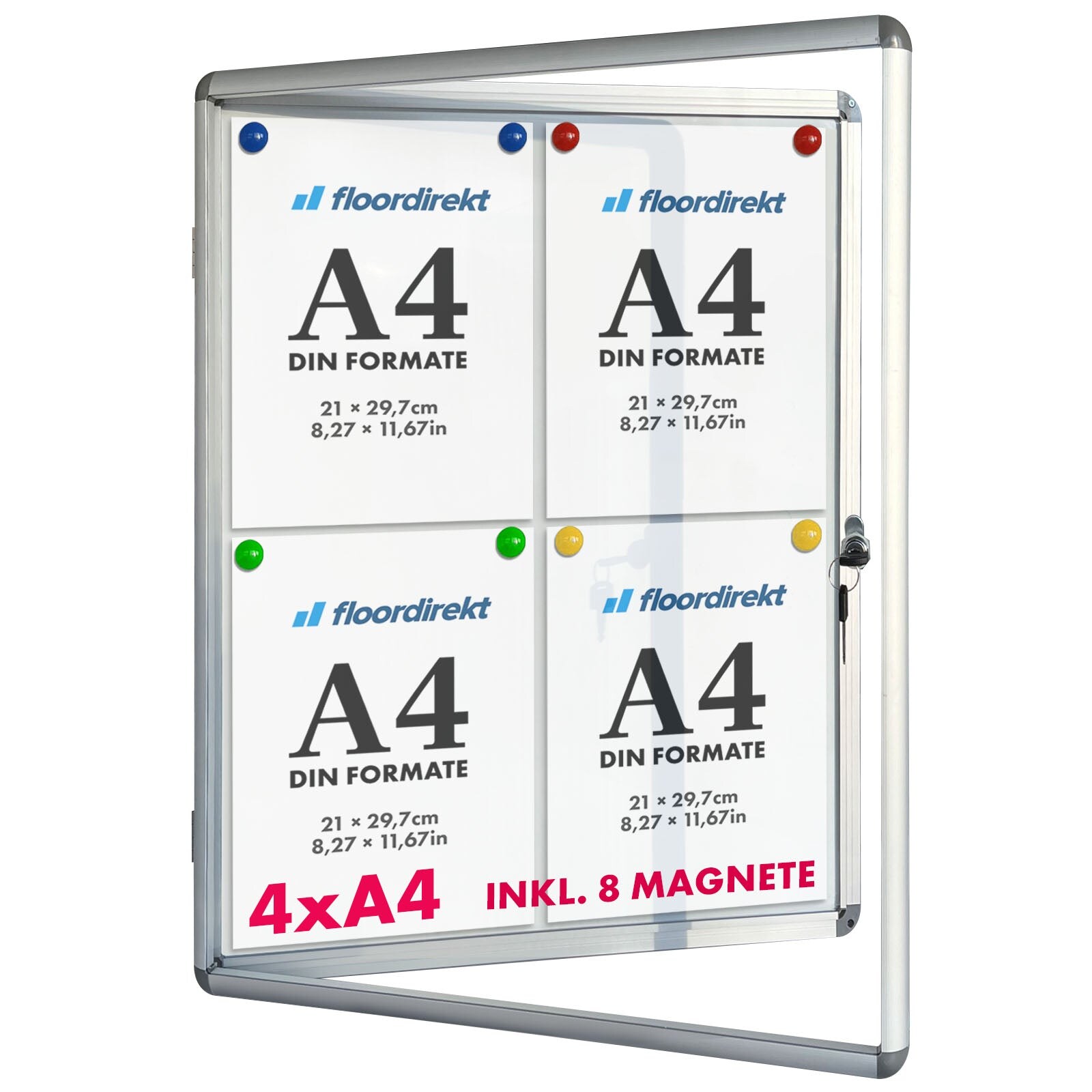 Master of Boards Schaukasten Innen Premium 49 x 67 cm 4 x A4