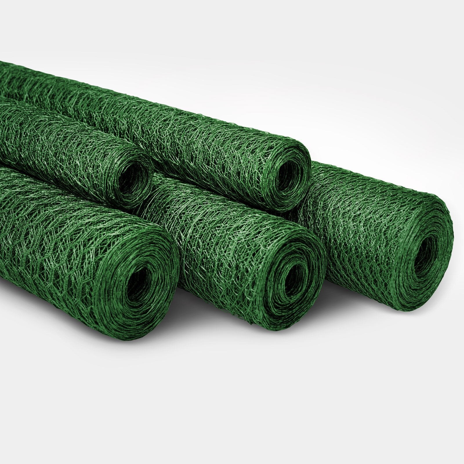 Casa Pura Drahtzaun   Grüne Ummantelung   Kaninchendraht   Maschenweite: 25 mm   Höhe: 75 cm | 04251041623376
