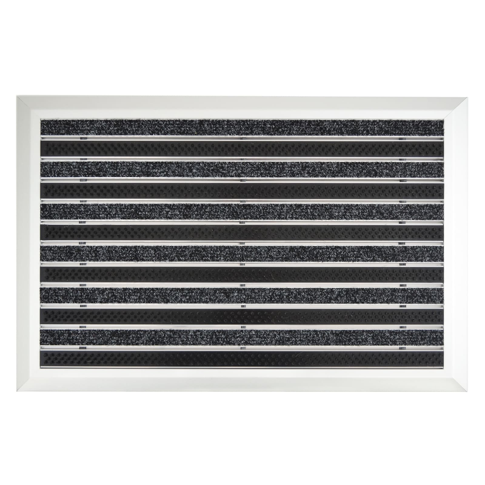 casa pura Optimum Mat | Alumatte mit B&uuml;rsten und Teppicheinlage - Bild 1