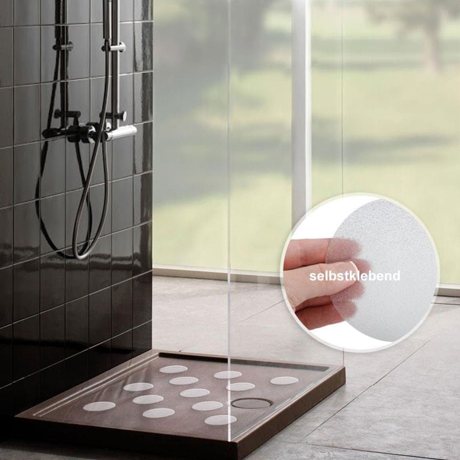 casa pura Klebepunkte Nasszonen | Transparent | 3 cm Durchmesser - Bild 1