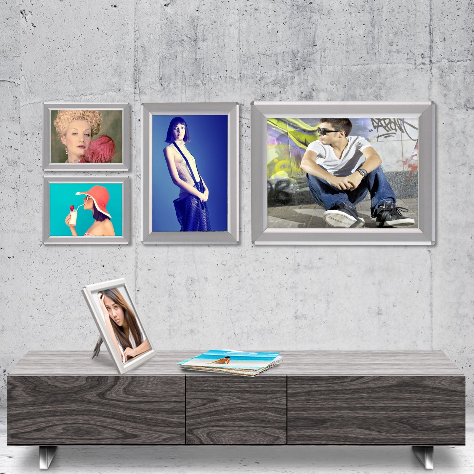 floordirekt Wechselrahmen Opti-Clic | F&uuml;r A4 - Bild 1