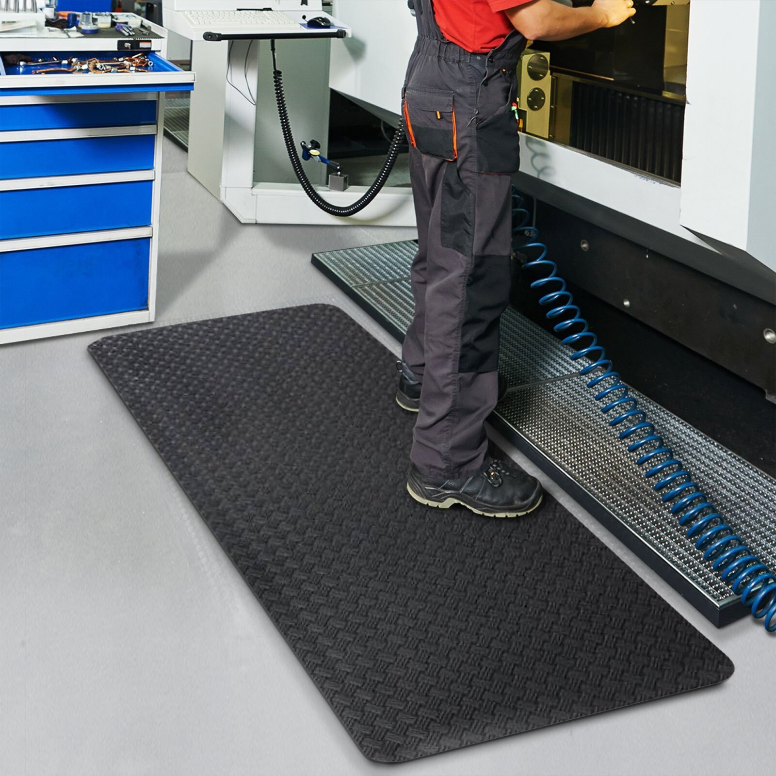 etm Anti-Ermüdungsmatte HeavyDuty TireTuff Schwarz