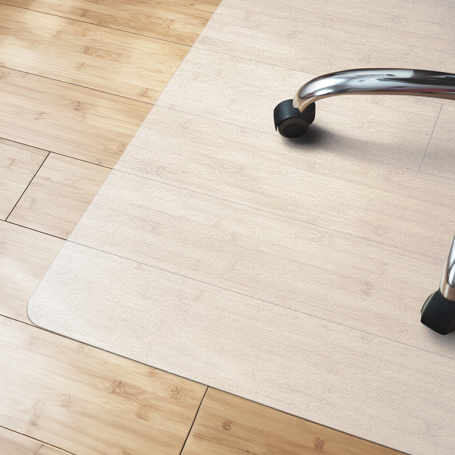 karathomeliving Bodenschutzmatte | F&uuml;r Hartb&ouml;den | Polypropylen | Semi-transparent - Bild 1