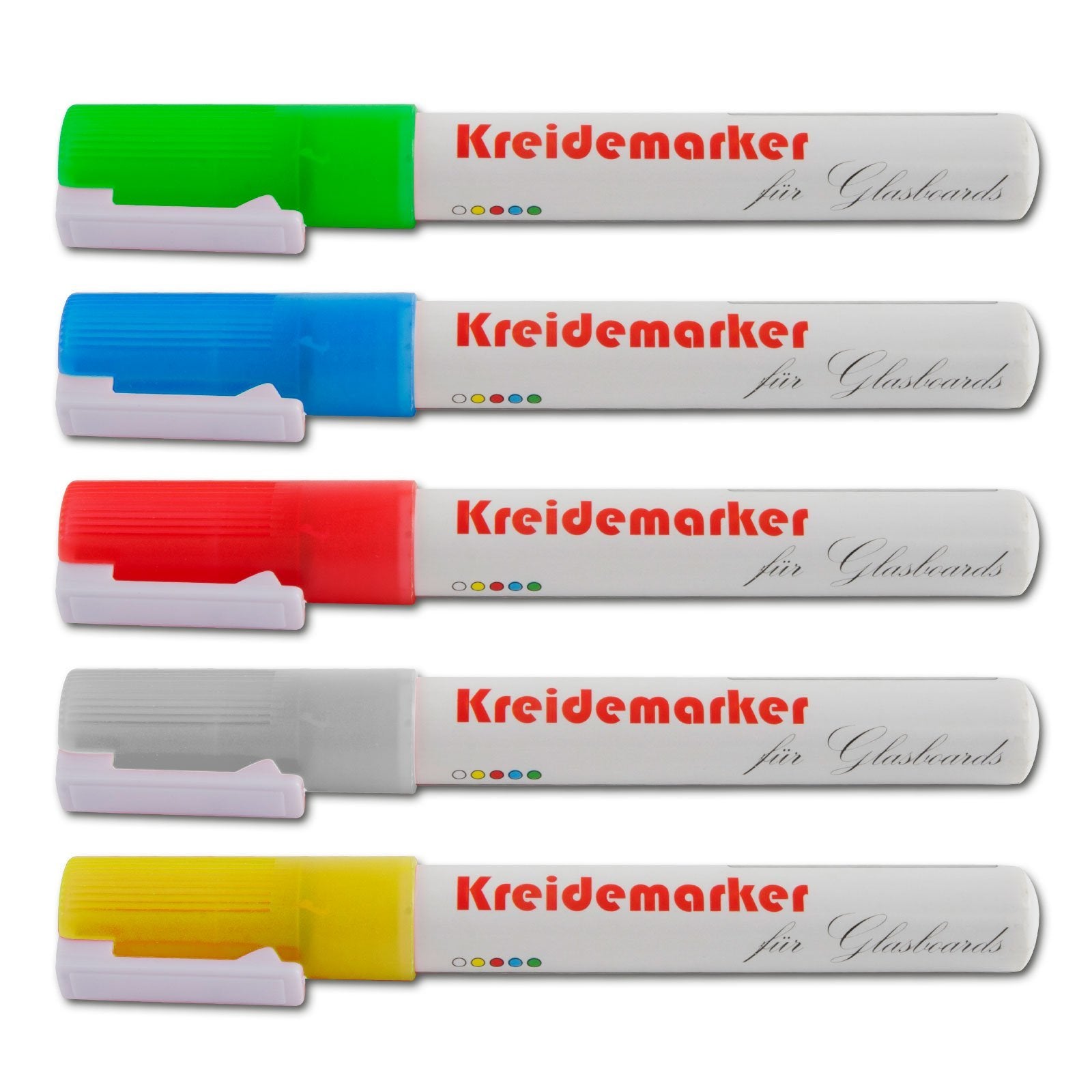 Office Marshal Kreidemarker | 5er-Set - Bild 1