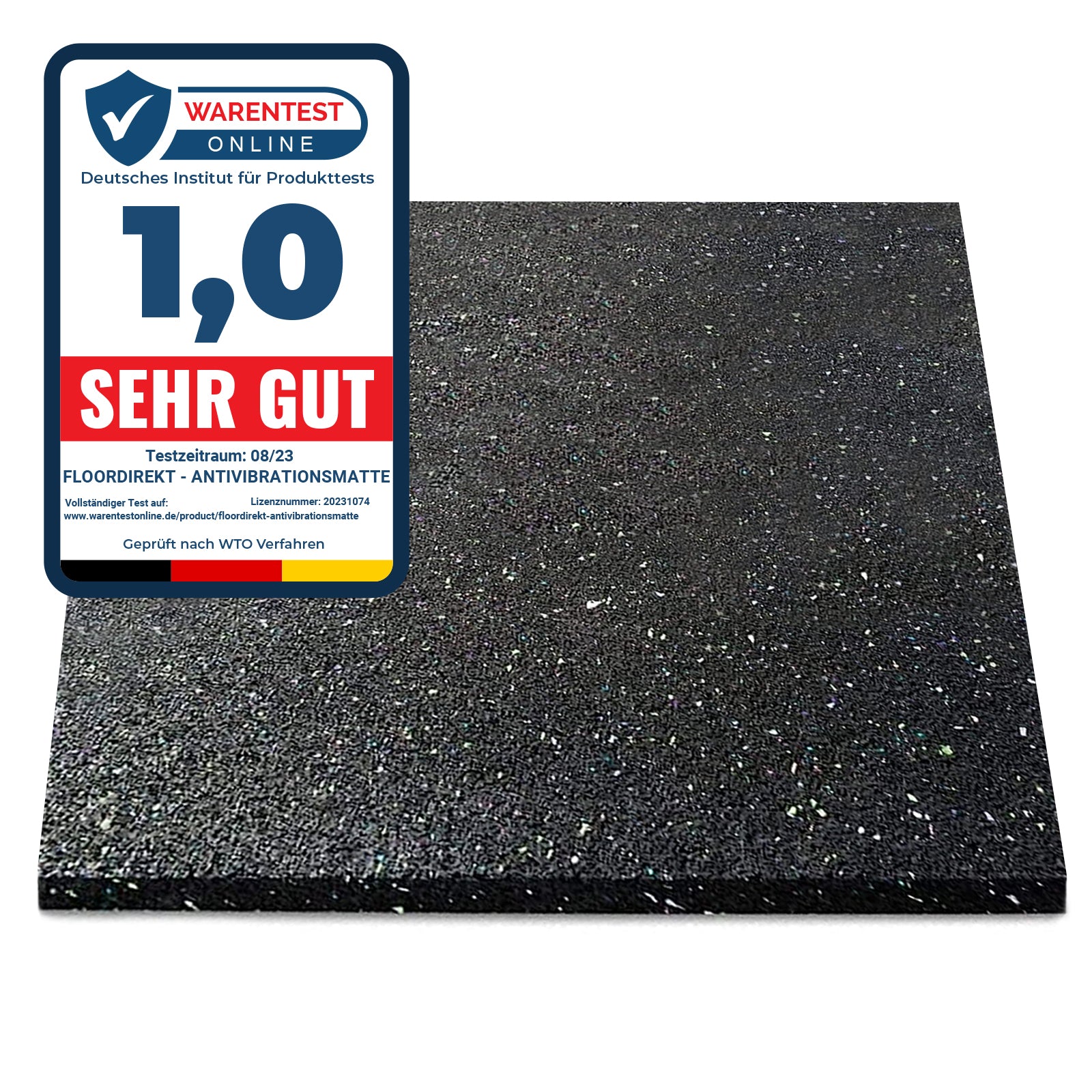 Floordirekt Antivibrationsmatte | 5 mm St&auml;rke - Bild 1