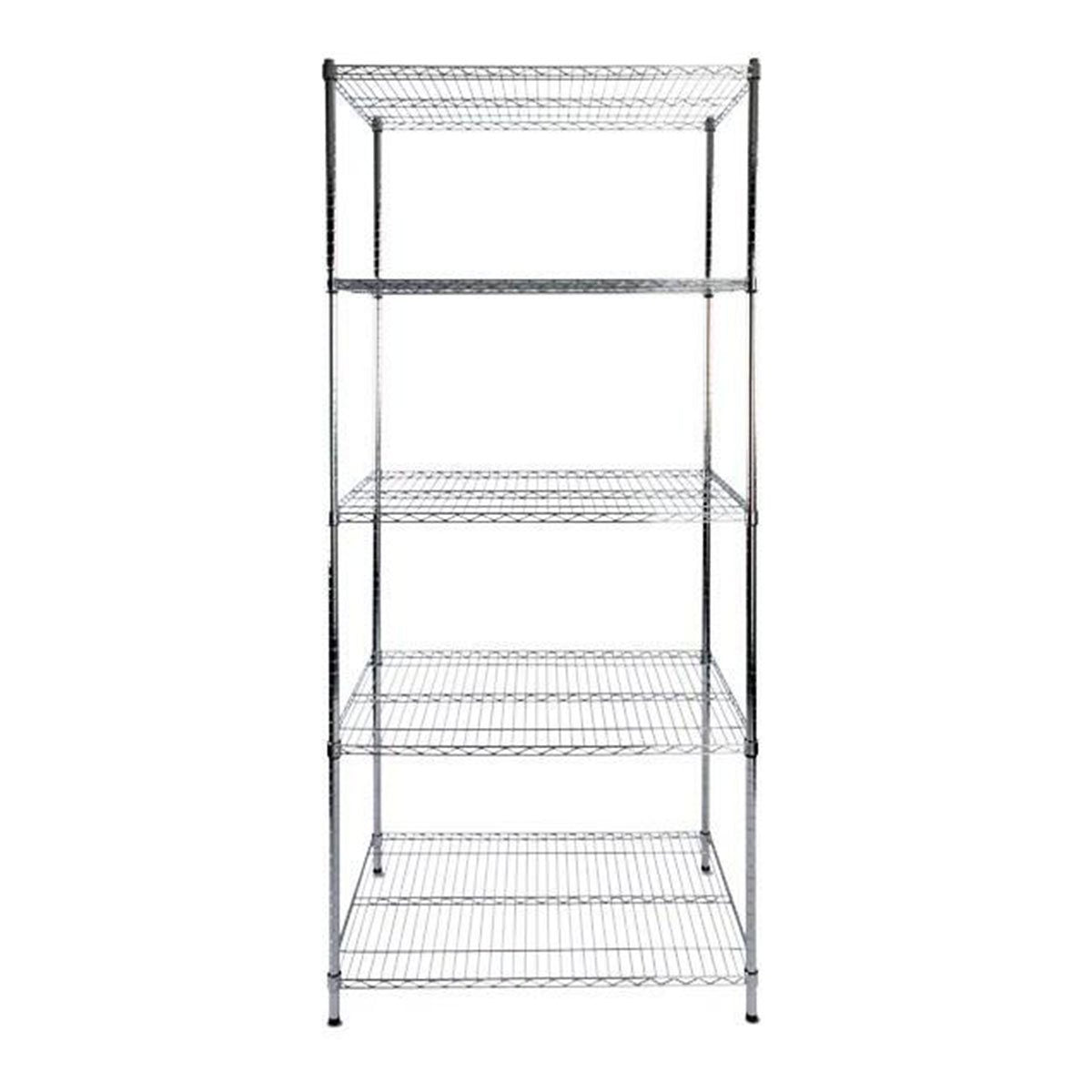 Mammut Schwerlastregal | Metallregal | Himalaya | Verchromt | 4 B&ouml;den - Bild 1