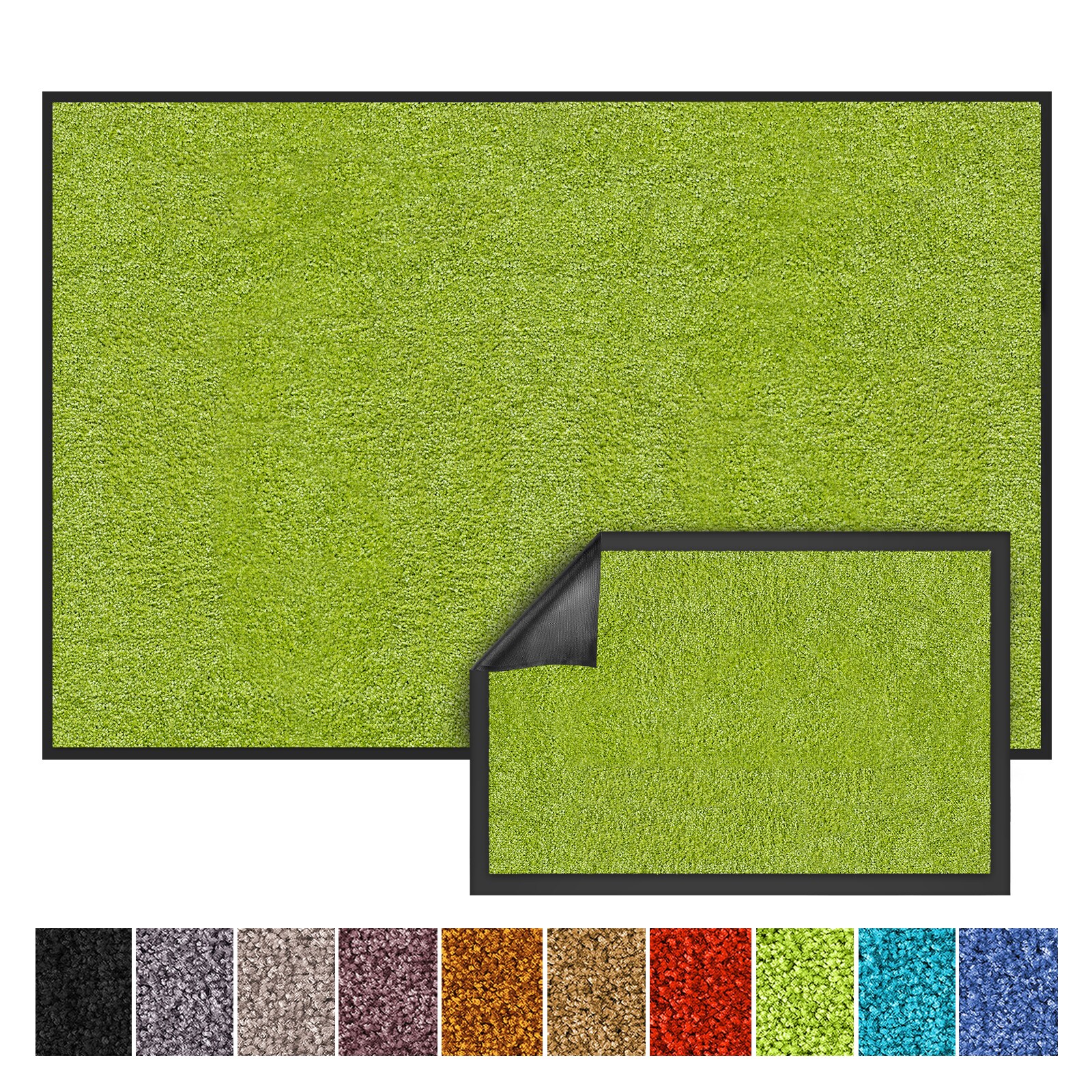 floordirekt Schmutzfangmatte Rhine Lemon Green