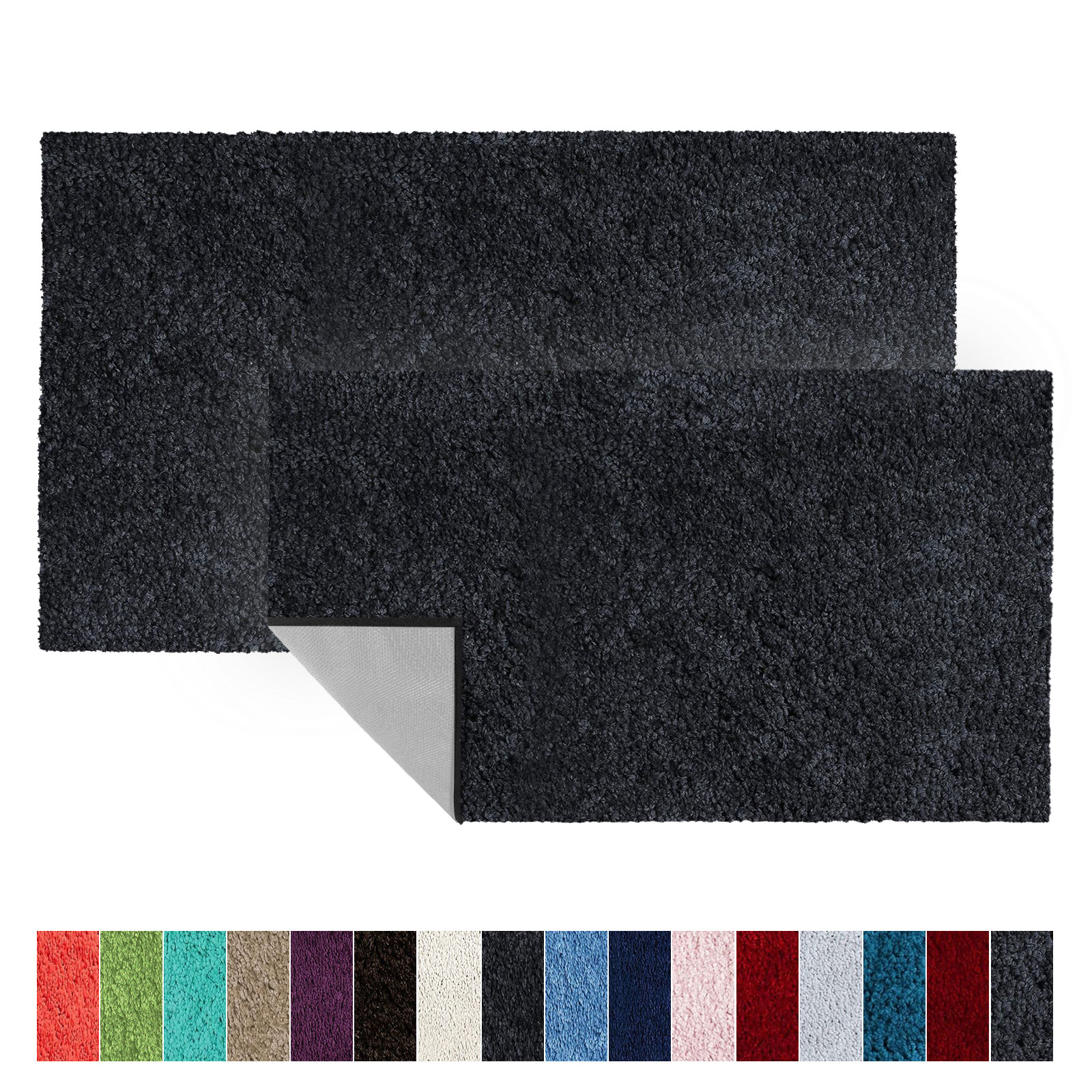 Karat homeliving Badematte Sky Soft | Schwarz - Bild 1