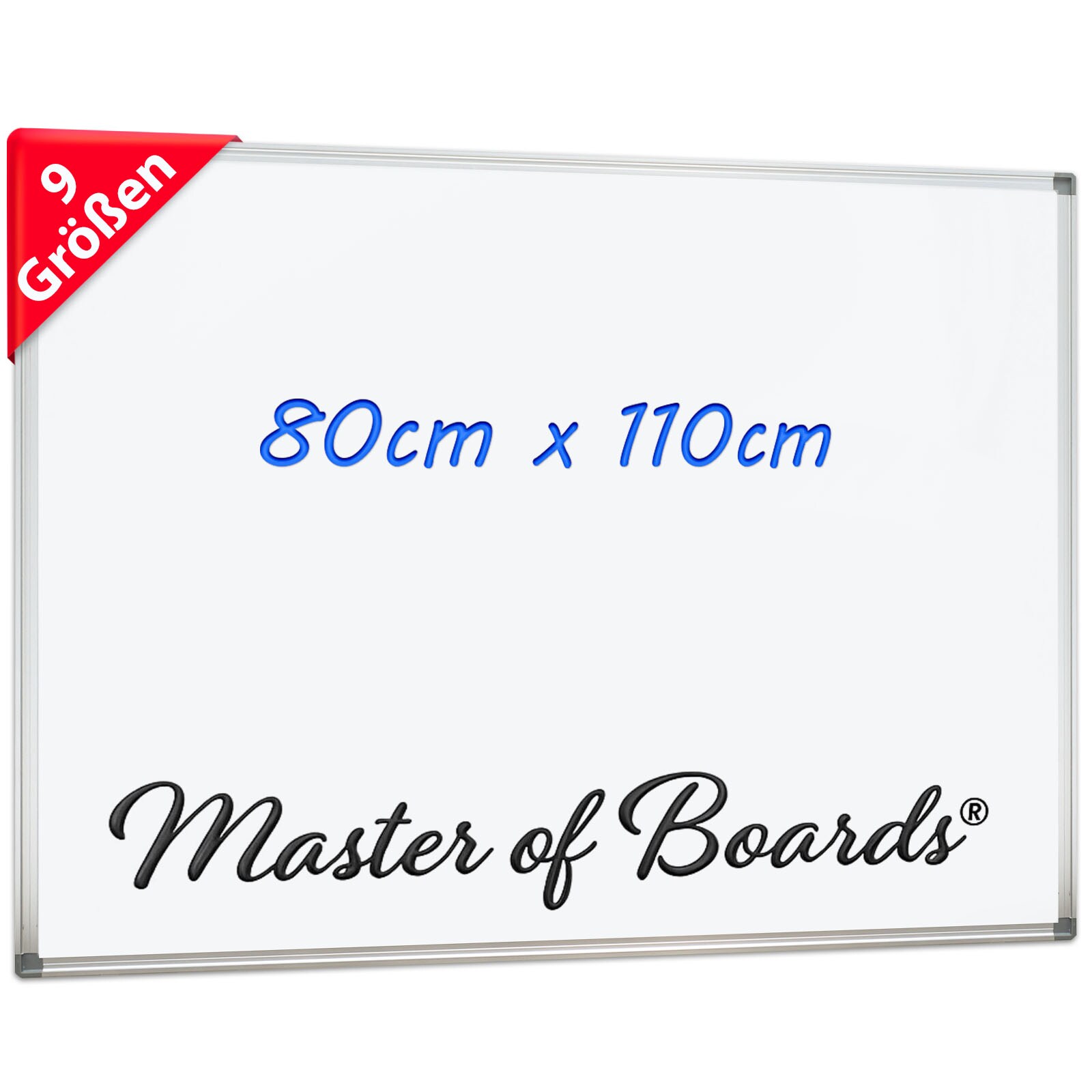 Master of Boards Whiteboard mit lackierter Oberfläche