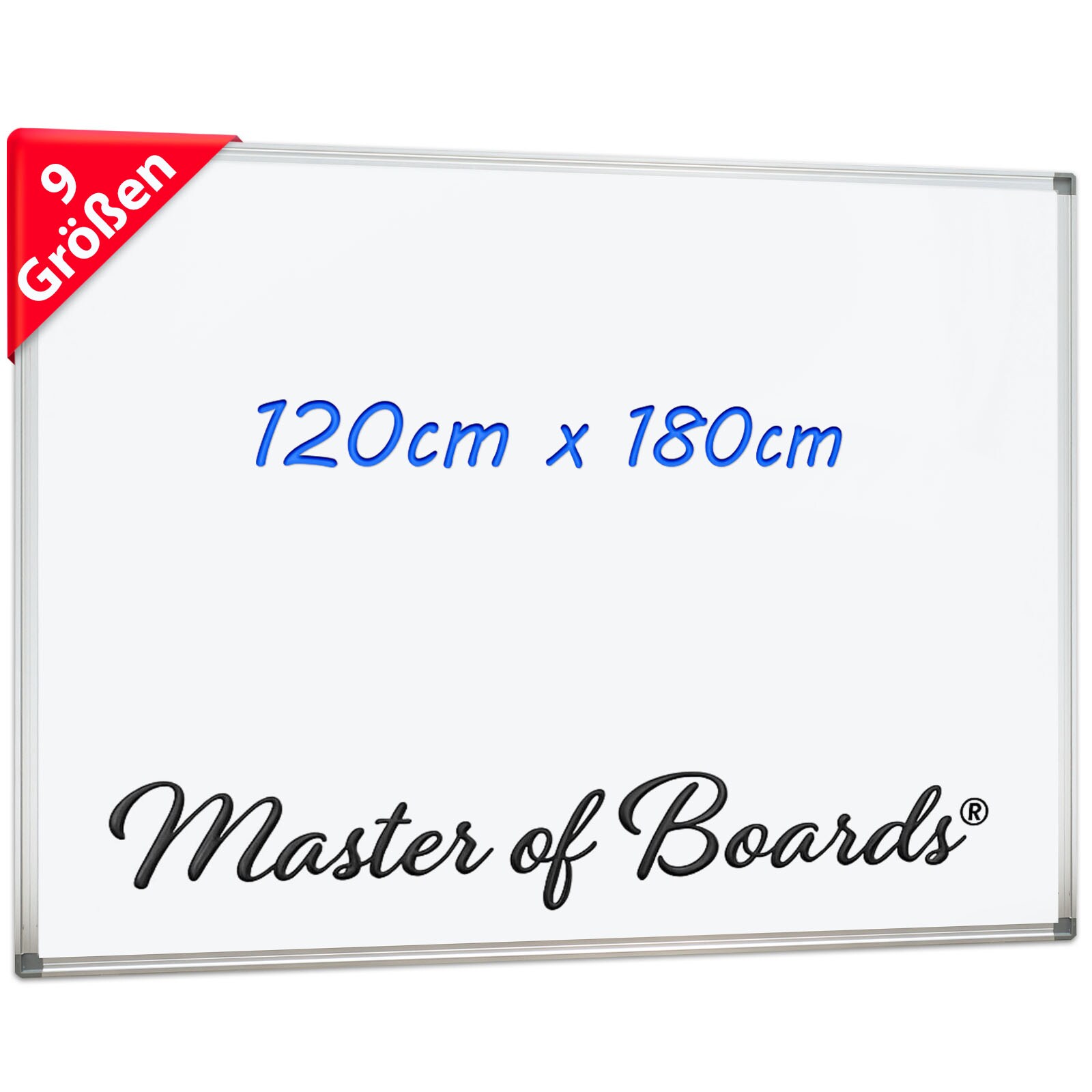 Master of Boards Whiteboard mit lackierter Oberfläche
