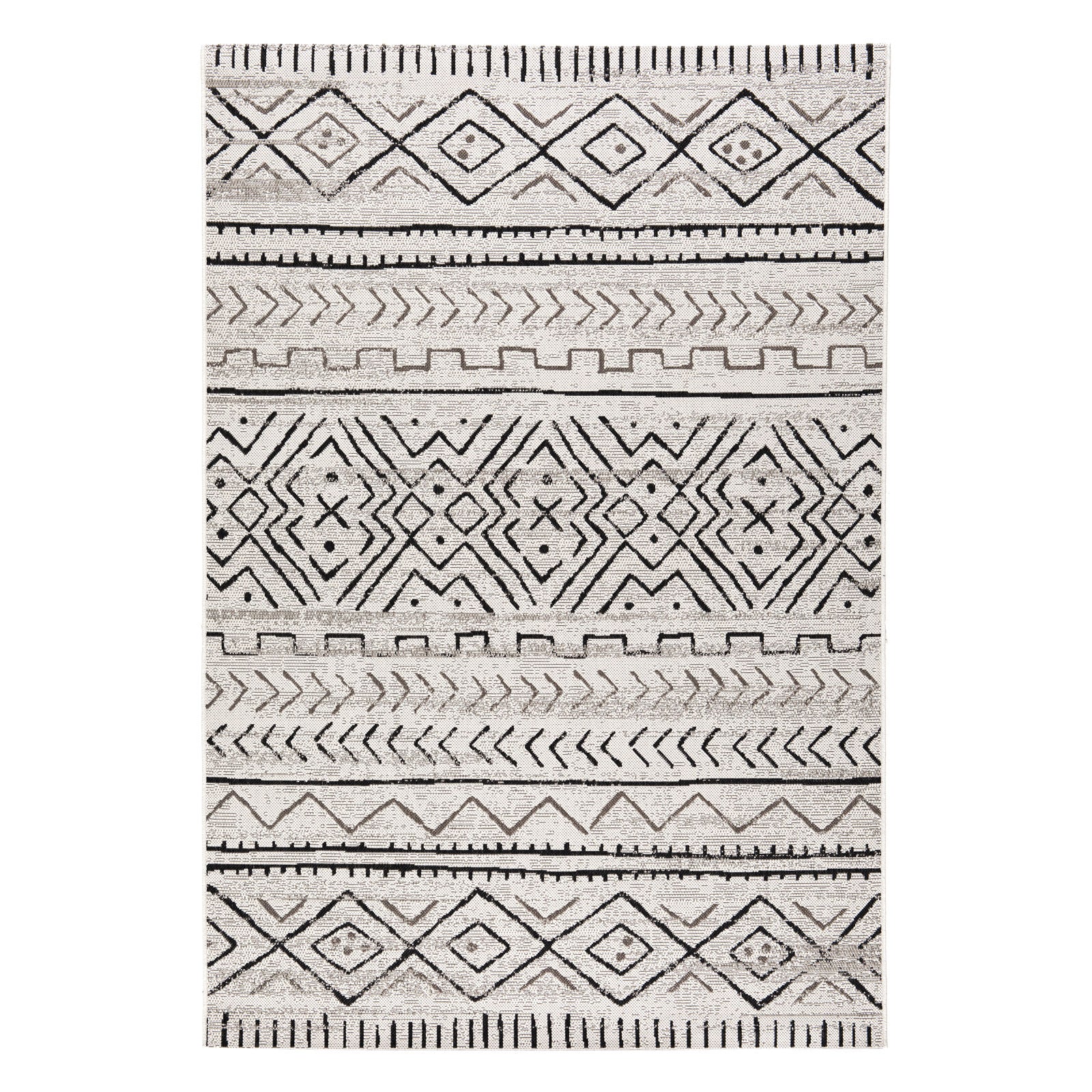 Karat Karat Wohnteppich | Aztec | Grau - Bild 1