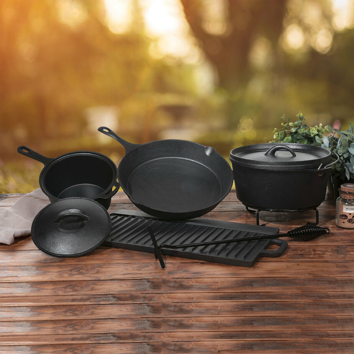 Gusseisen-Set 6-tlg. - Bild 1