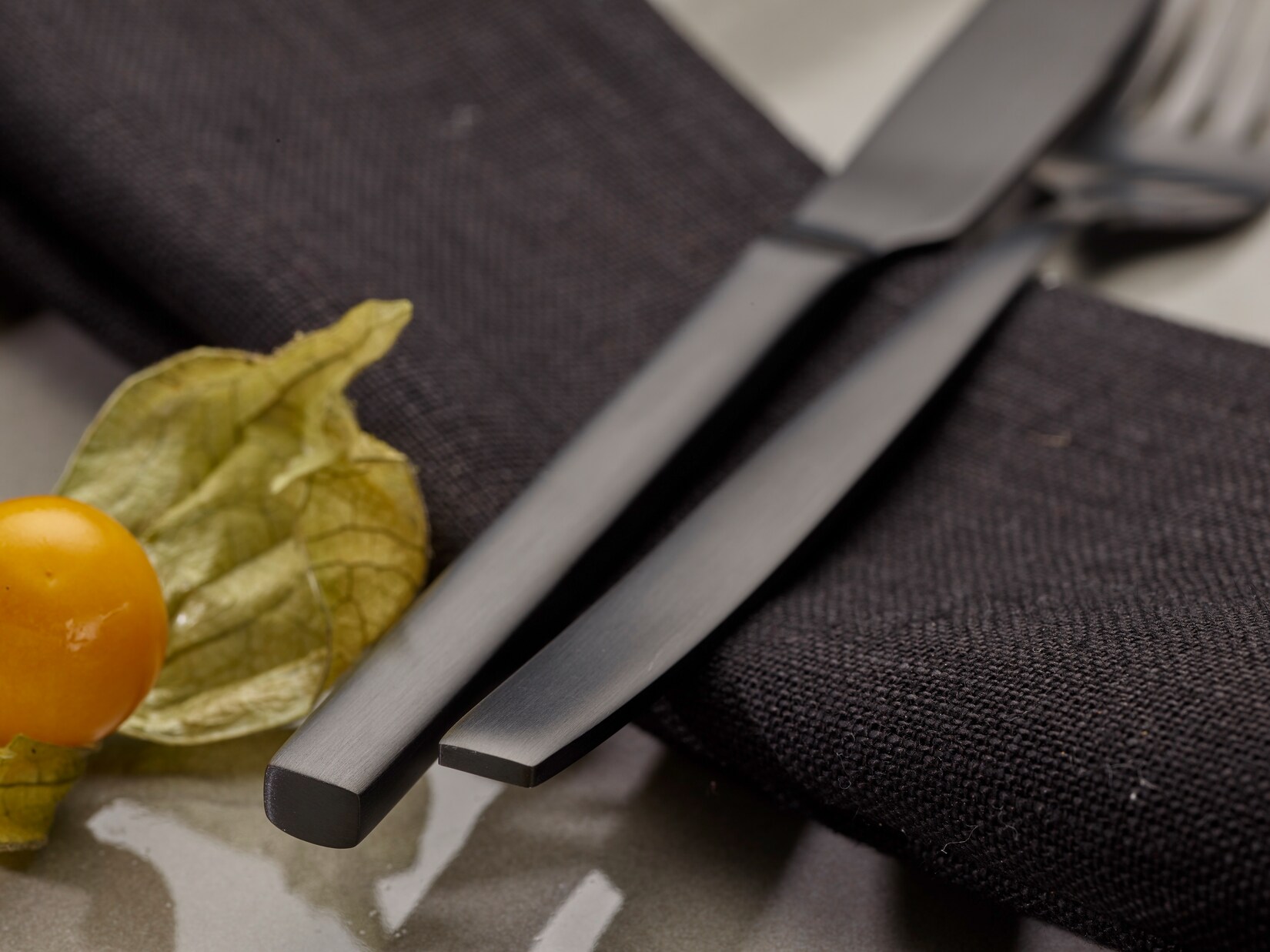 ECHTWERK  Besteck Set „Positano“ 30tlg schwarz | 04260238062874