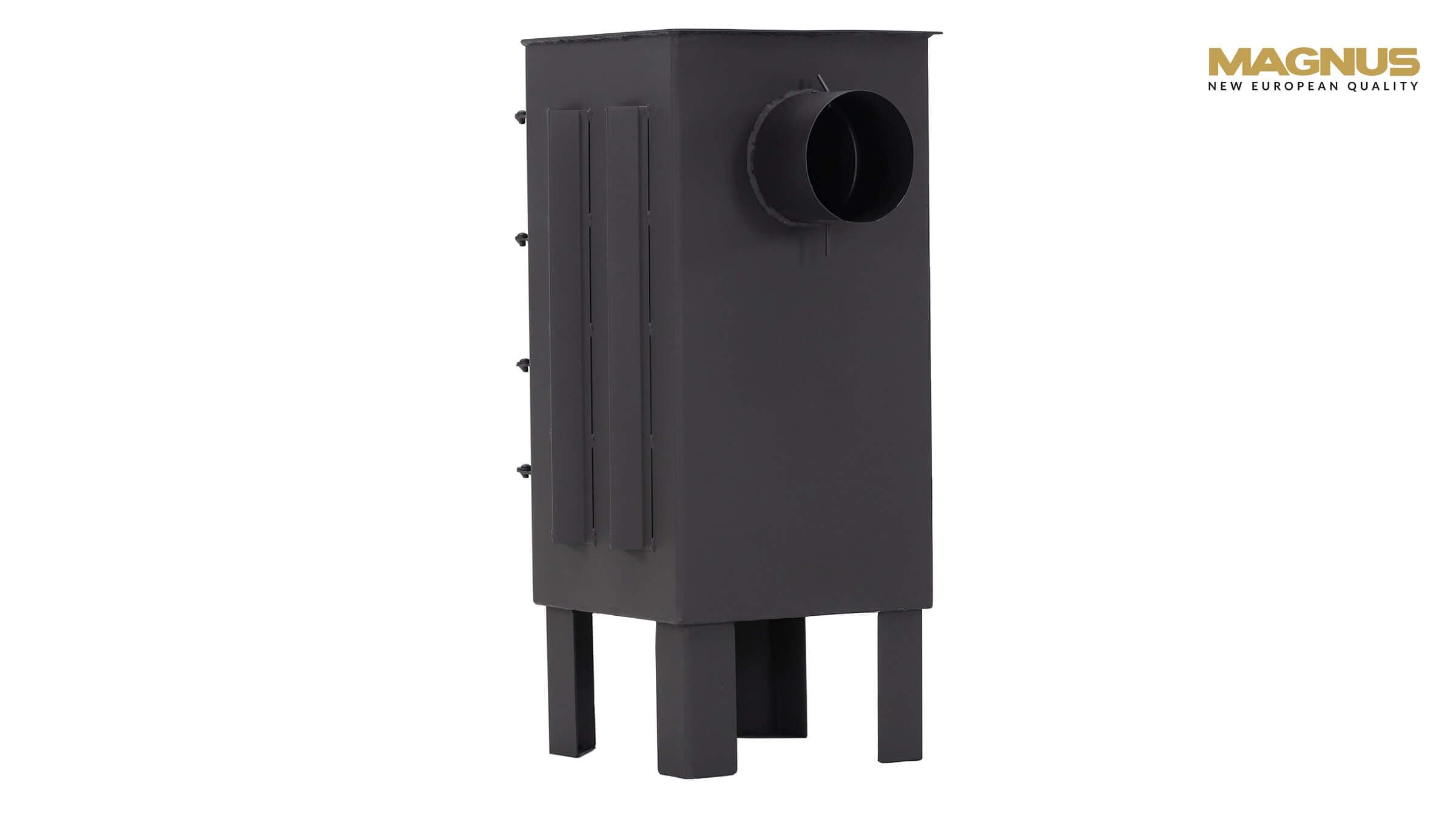 Markone Magnus Kaminofen mit Schamottstein GT7 schwarz Ofen - Bild 1