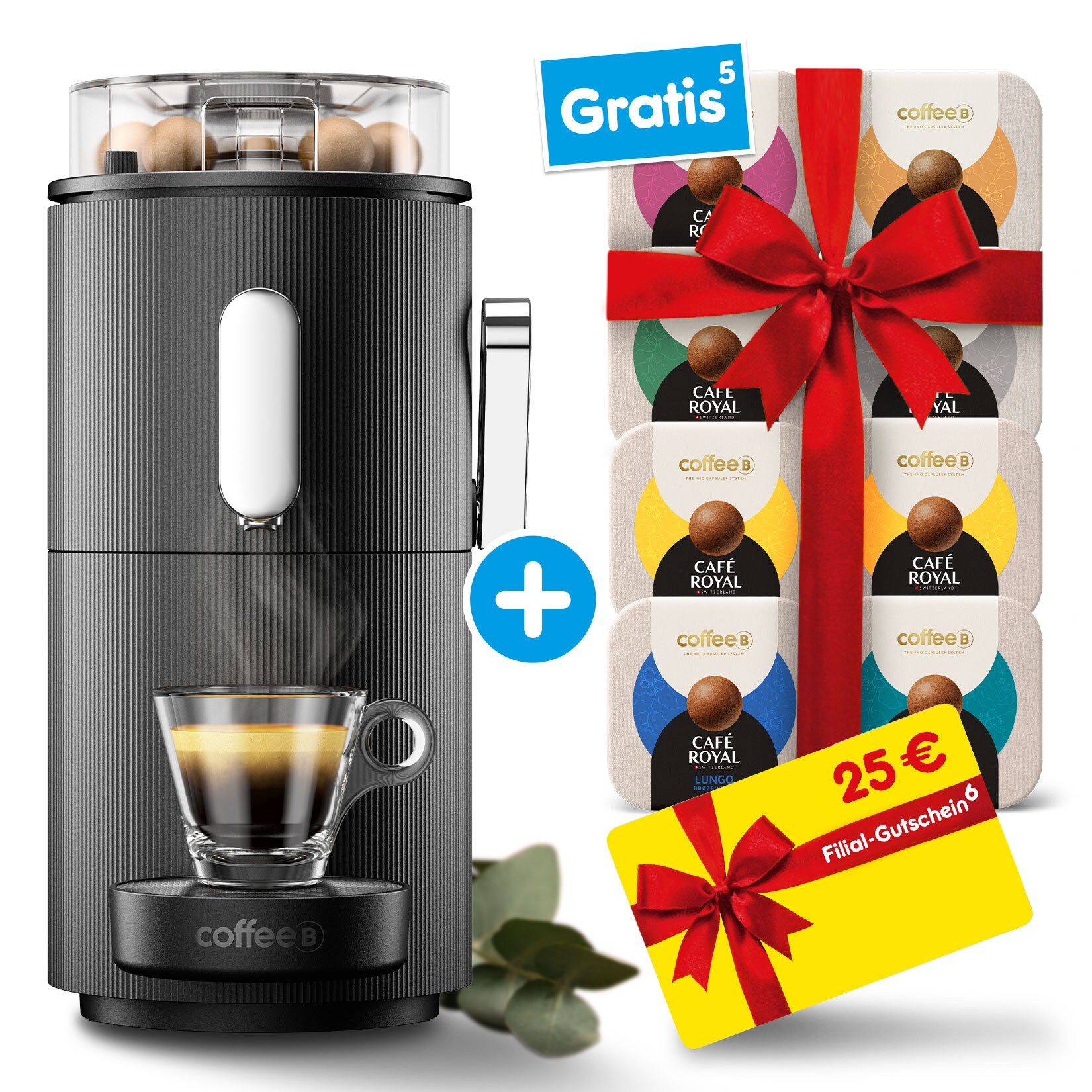 Preisvergleich Für CoffeeB Kaffeemaschine Globe + 8 Gratis Packungen ...