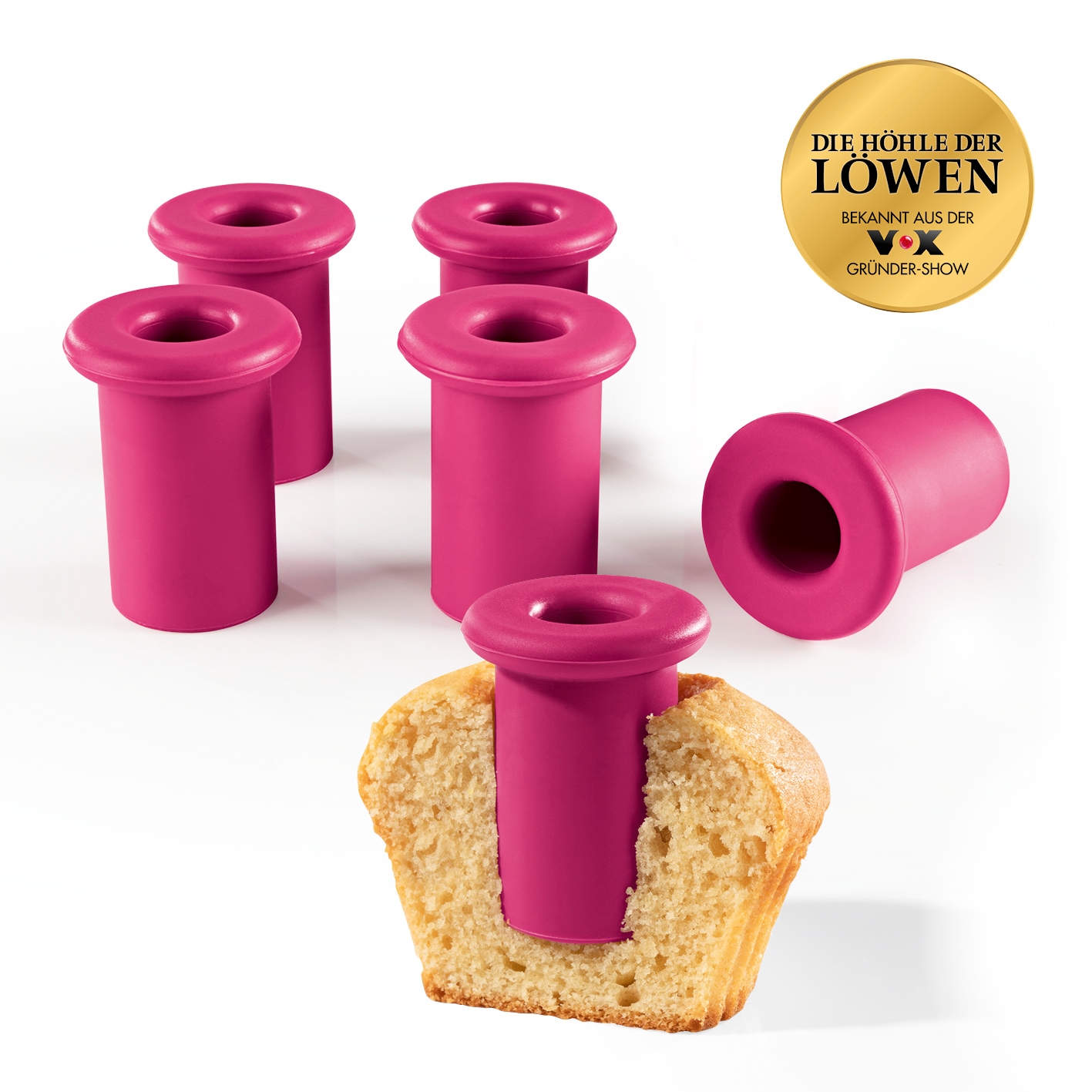 CuCap Silikon-Backf&ouml;rmchen 6er-Set - Bild 1