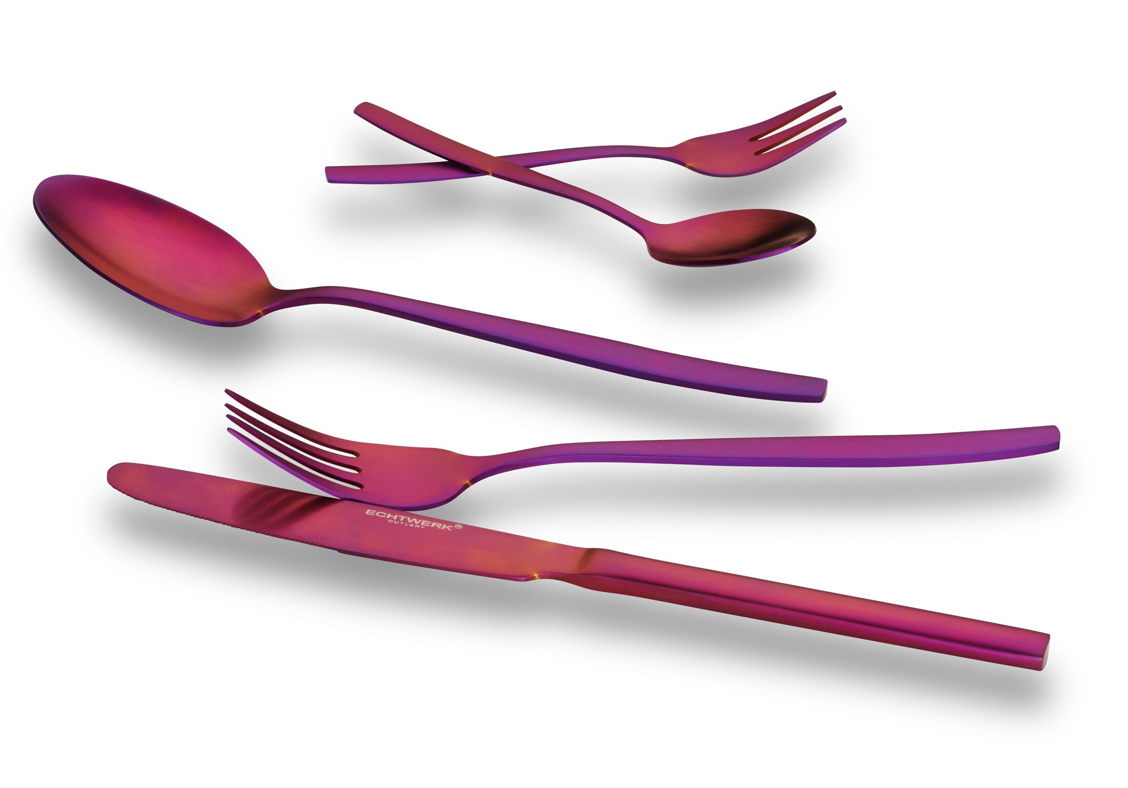 ECHTWERK  Besteck Set "Positano" 30tlg rot - Bild 1