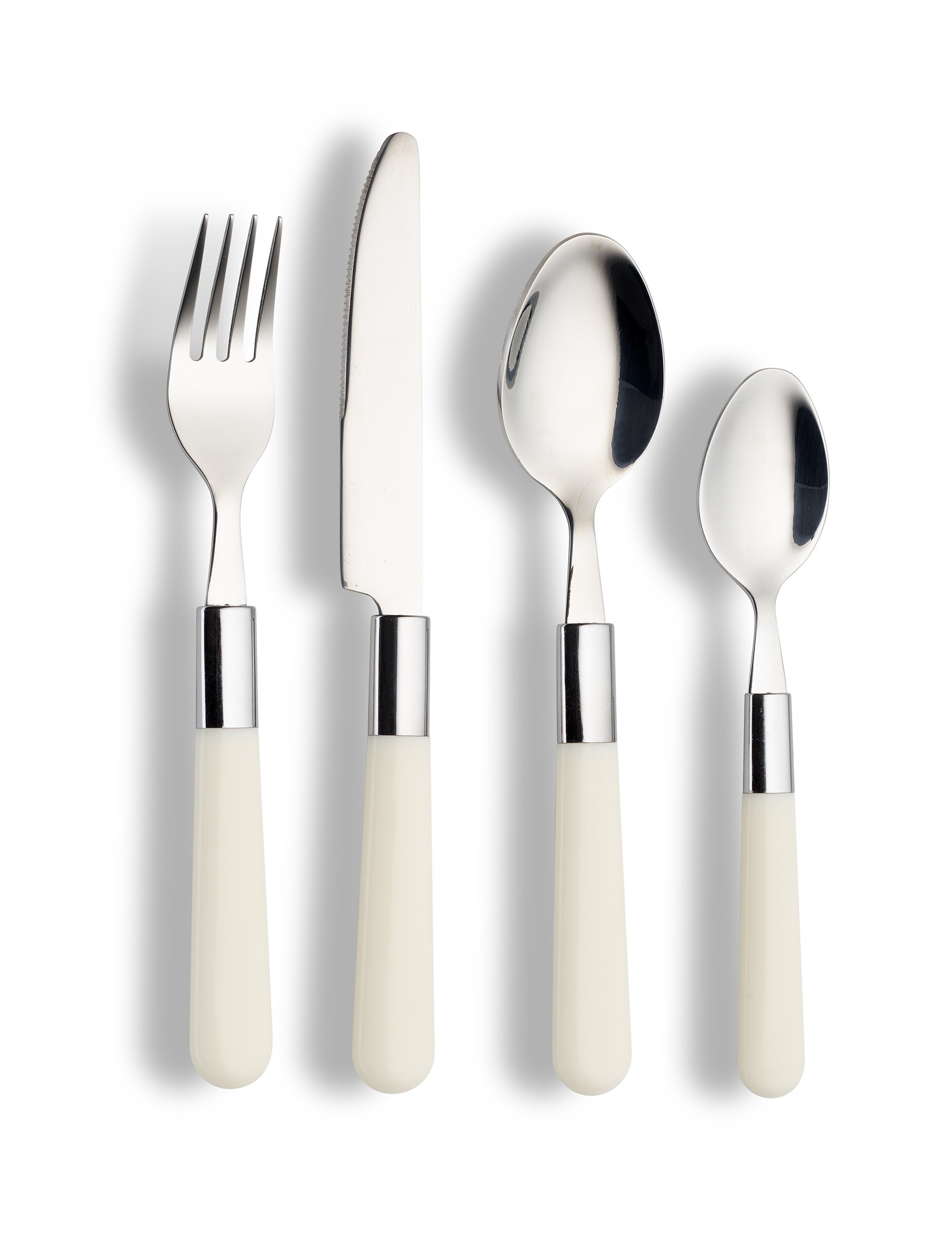 Bistro Besteck-Set 16tlg - creme - Bild 1