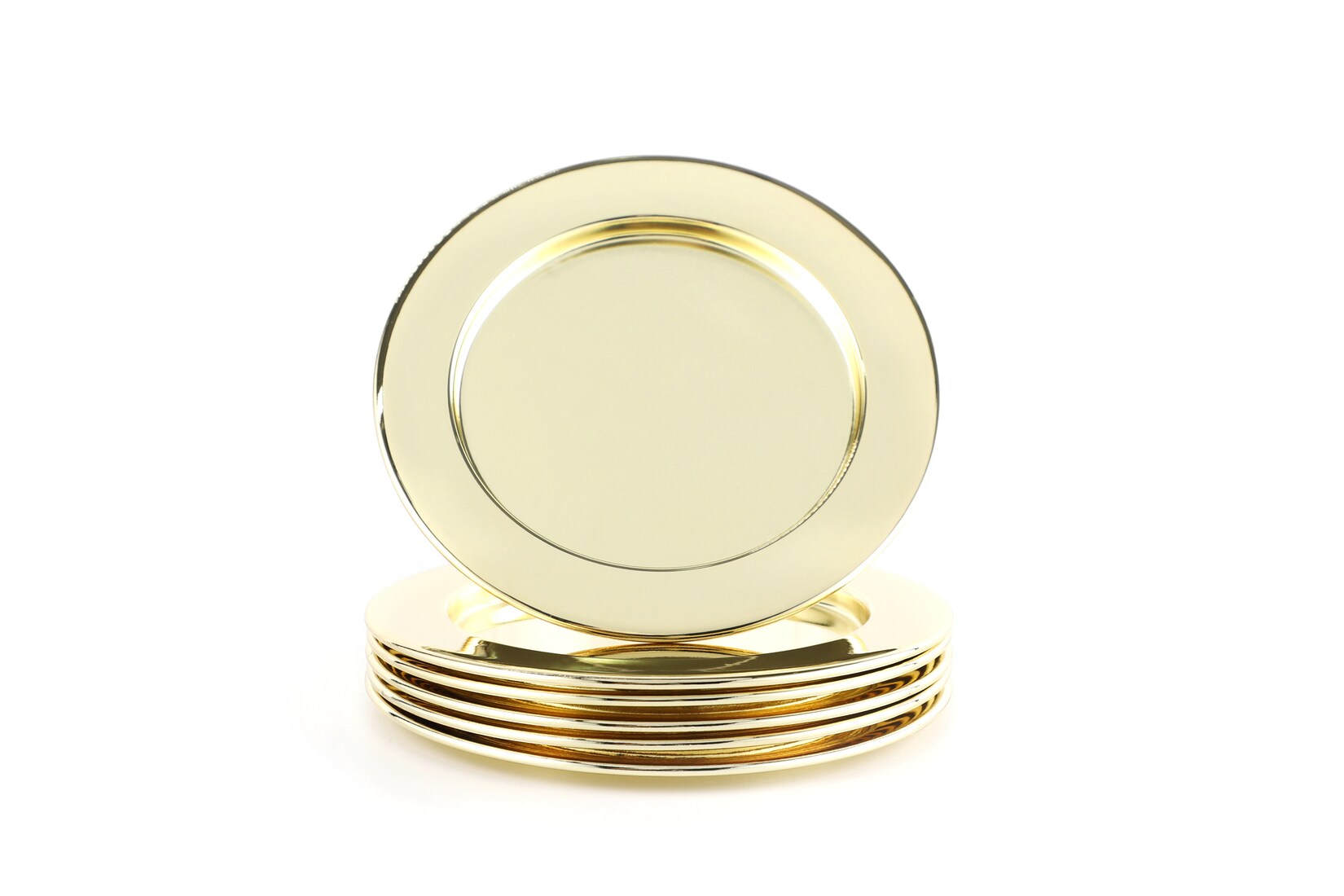 Dekorative Glasuntersetzer 6tlg – gold | 04260238064700