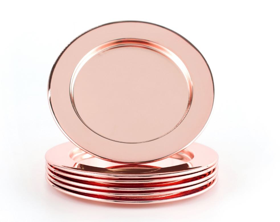 Dekorative Glasuntersetzer 6tlg – kupfer | 04260238064717