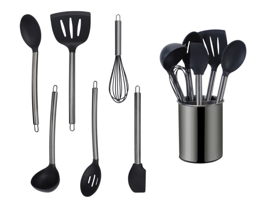 ECHTWERK Küchenhelfer Set 7-teilig schwarz | 04260238067701