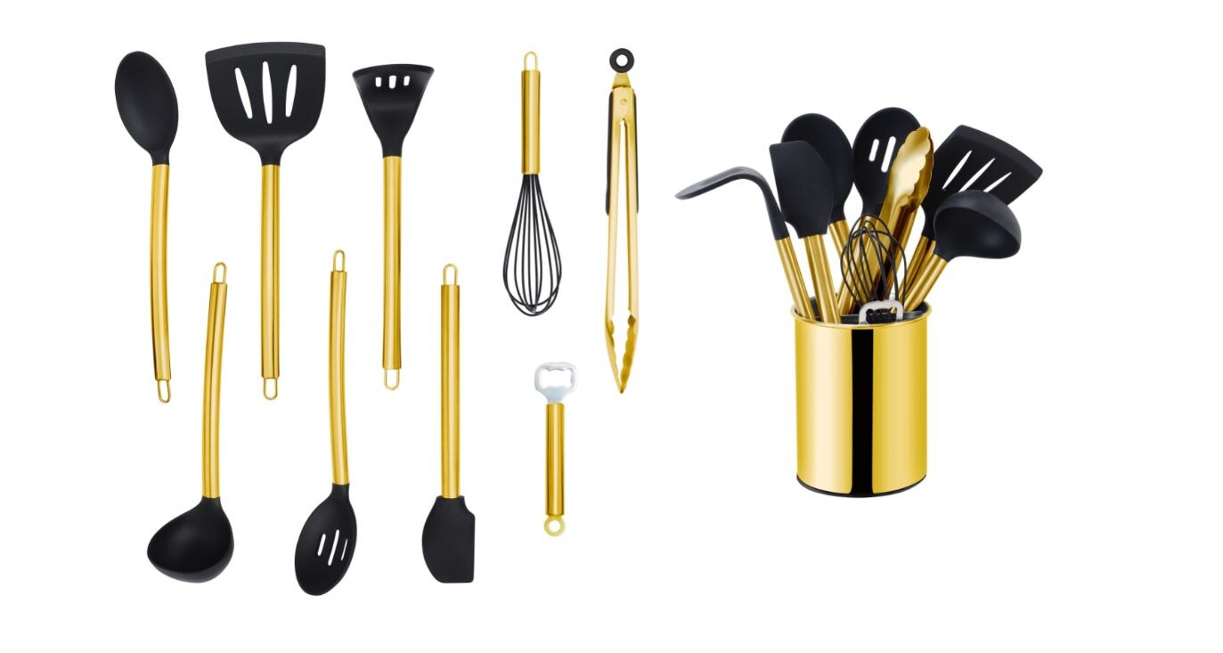 ECHTWERK Küchenhelfer Set 10-teilig gold | 04260238067725