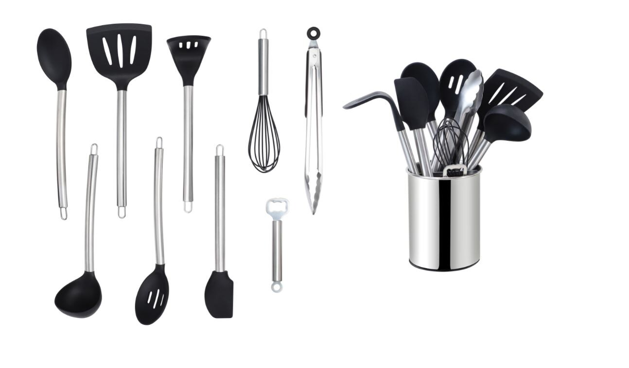 ECHTWERK Küchenhelfer Set 10-teilig silber | 04260238067732