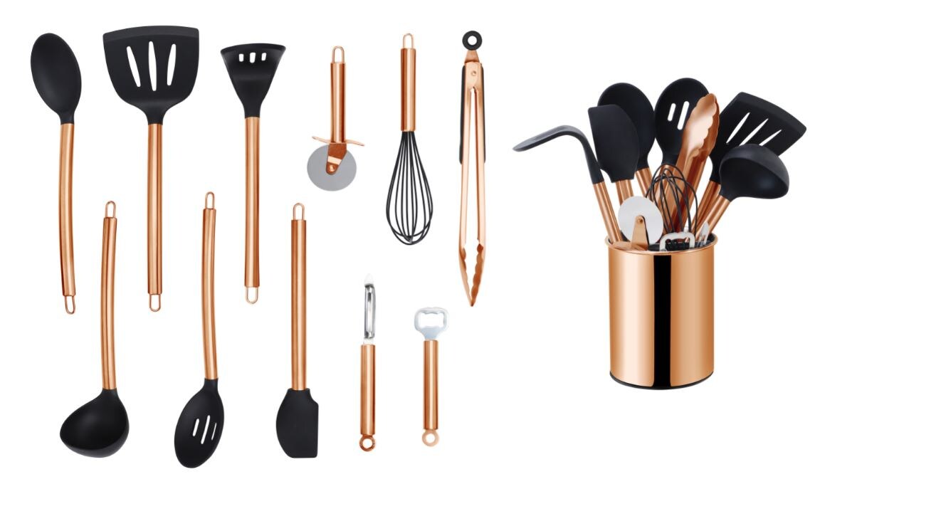 ECHTWERK Küchenhelfer Set 12-teilig kupfer | 04260238067756