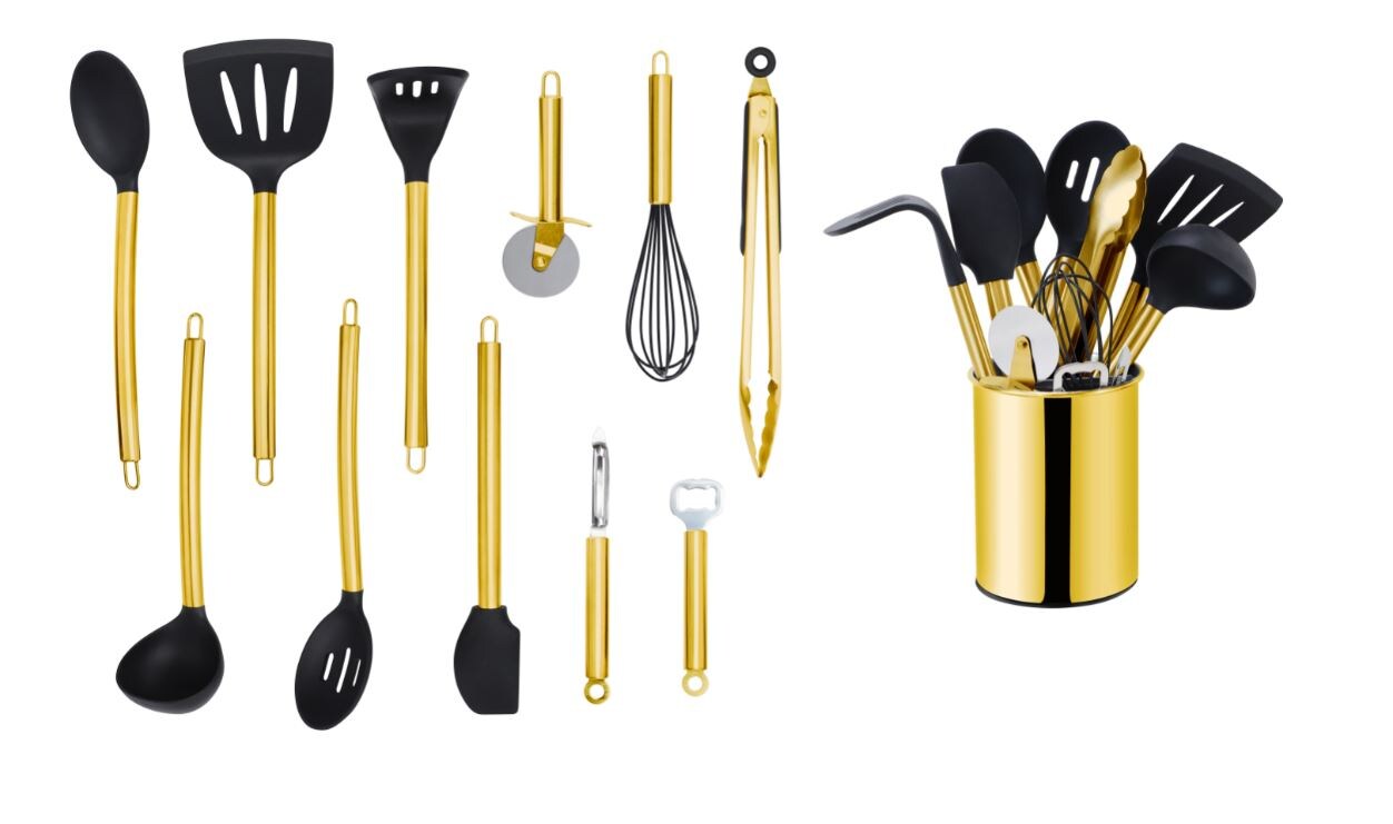 ECHTWERK Küchenhelfer Set 12-teilig gold | 04260238067763